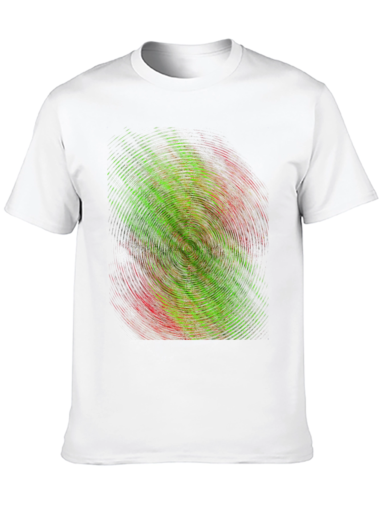 Vortex Graphic Black T-Shirt - Modern Abstract Design