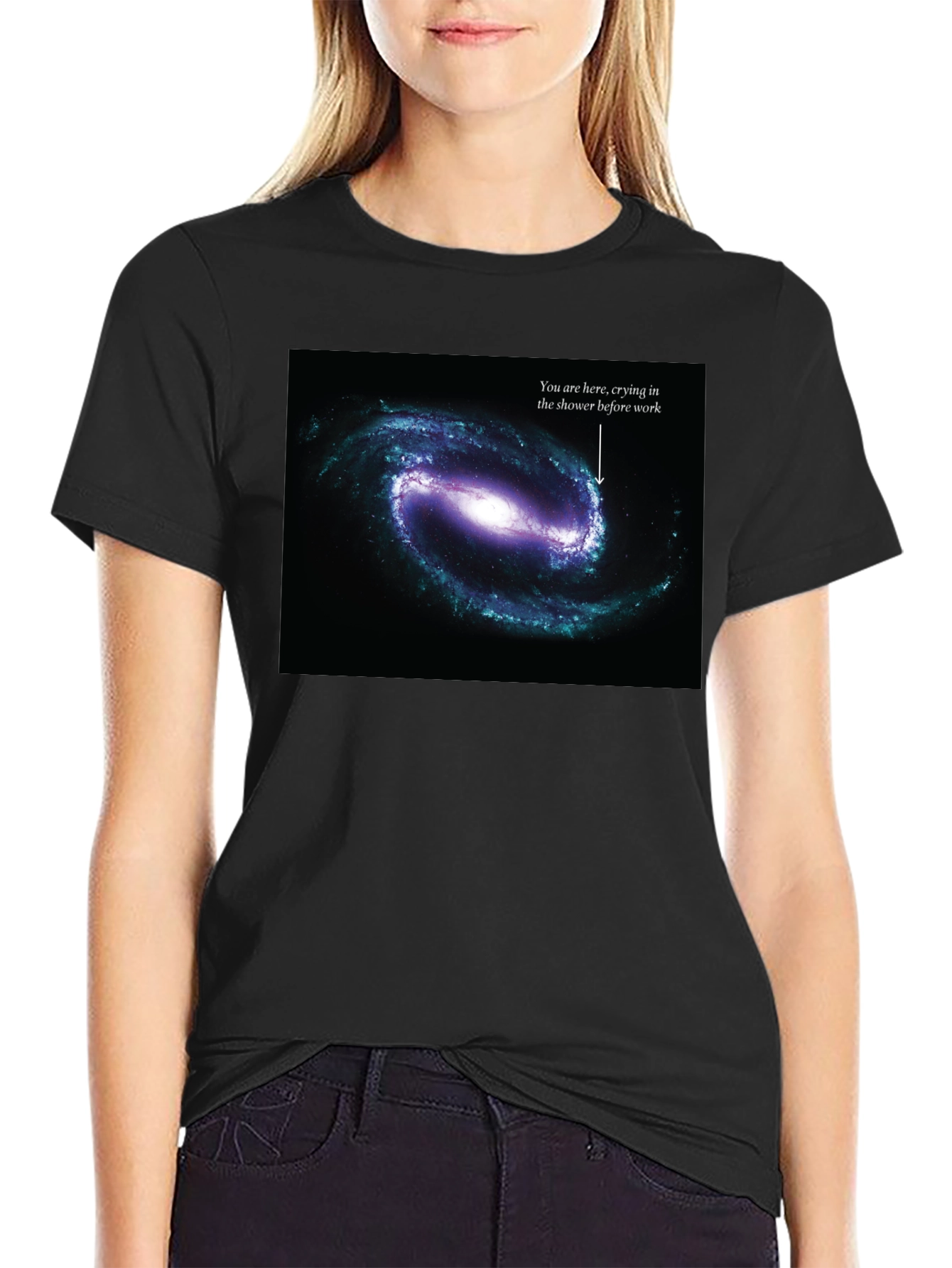 Galaxy Humor Tee - You Are Here