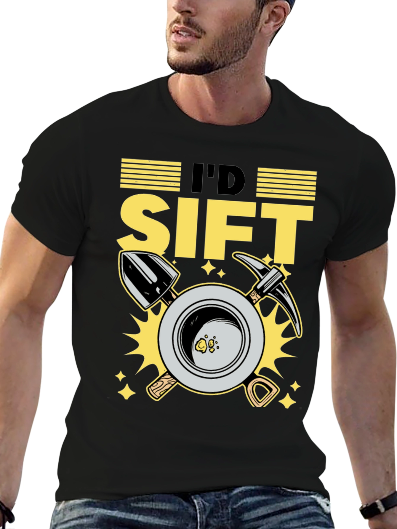 Id Sift Gold Miner T-Shirt - Prospecting Tee