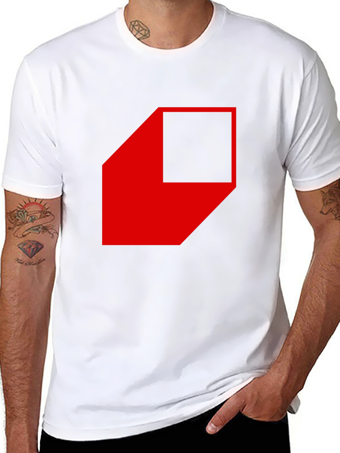 Abstract Geometric Graphic T-Shirt