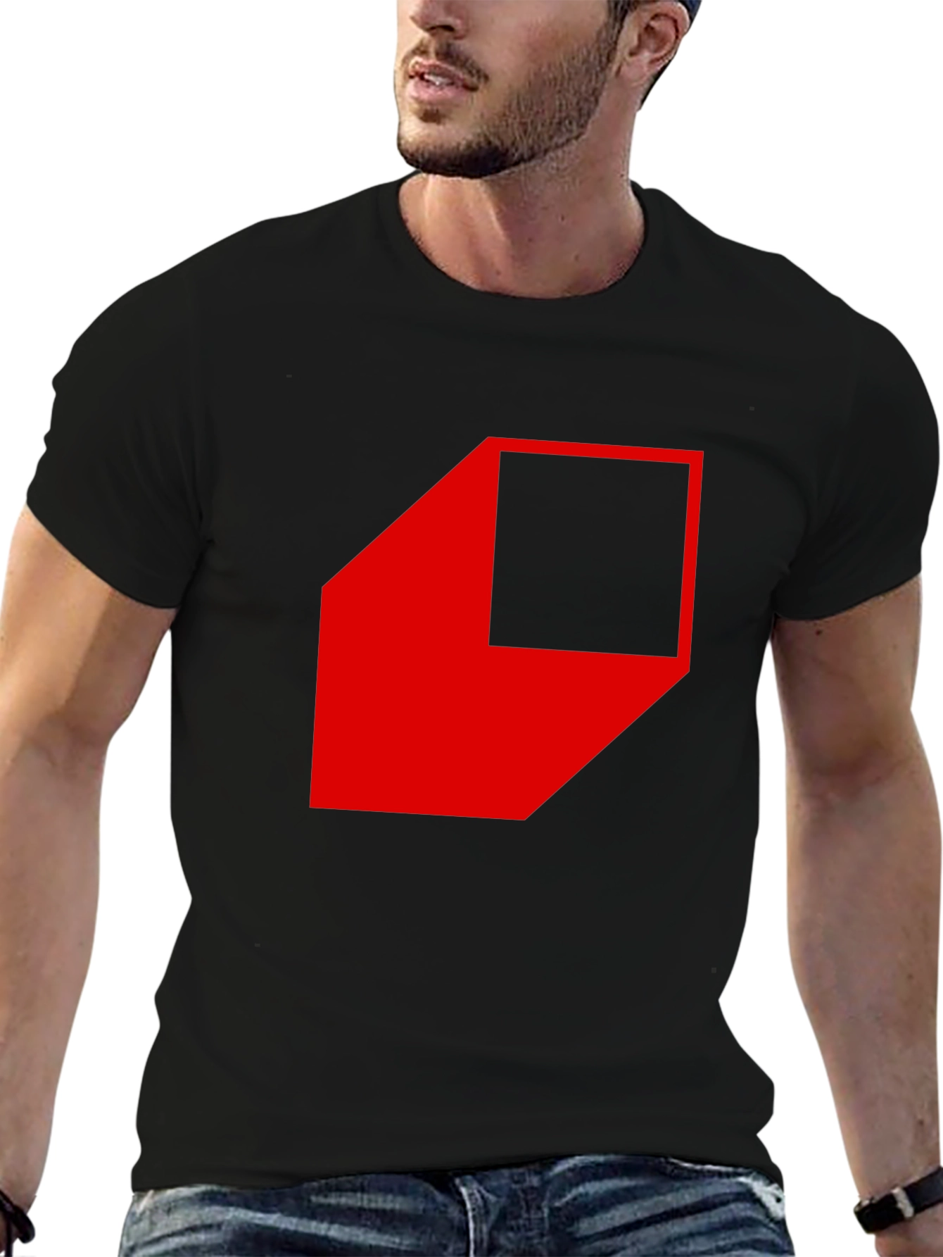 Abstract Geometric Graphic T-Shirt