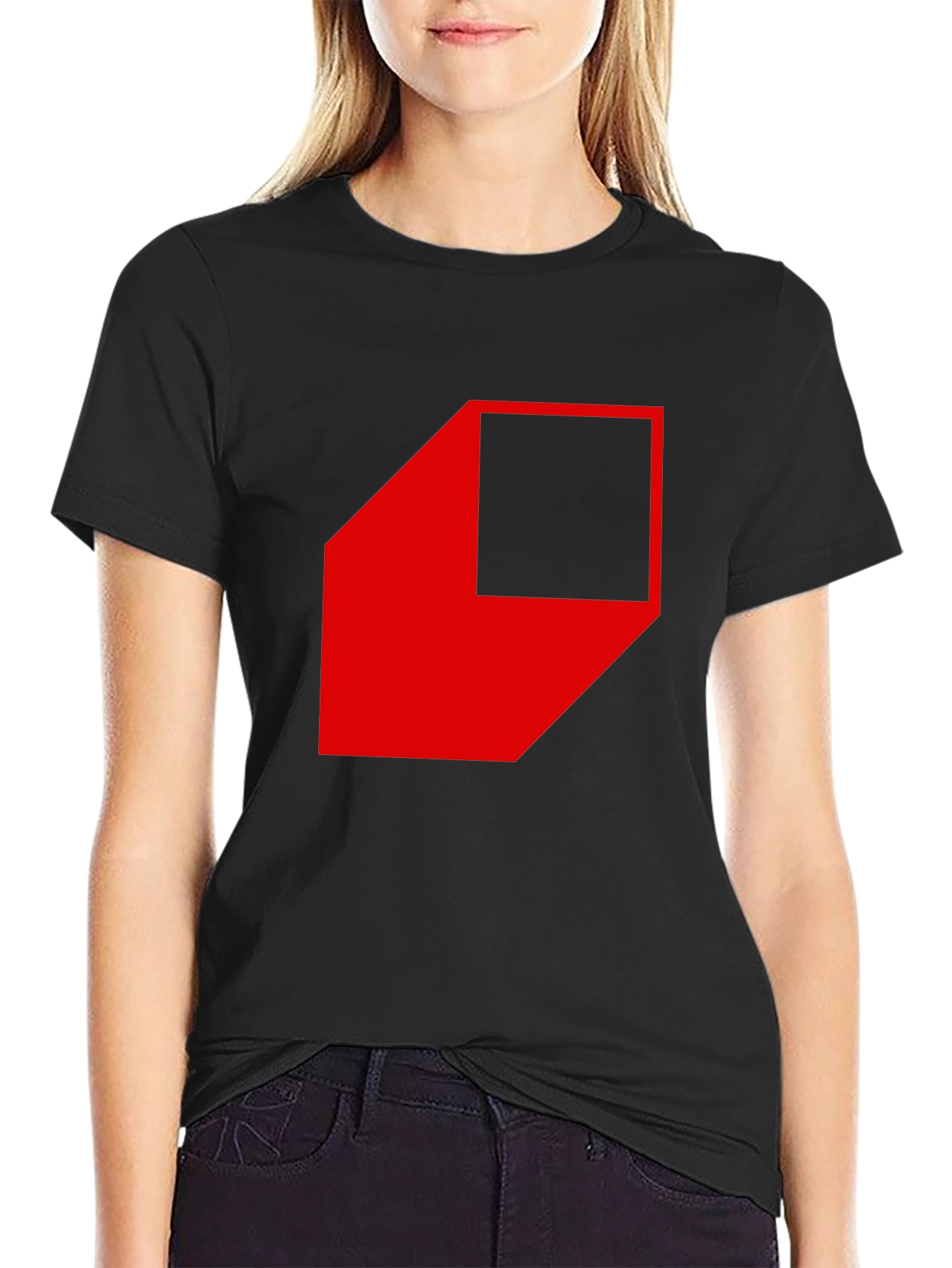Abstract Geometric Graphic T-Shirt
