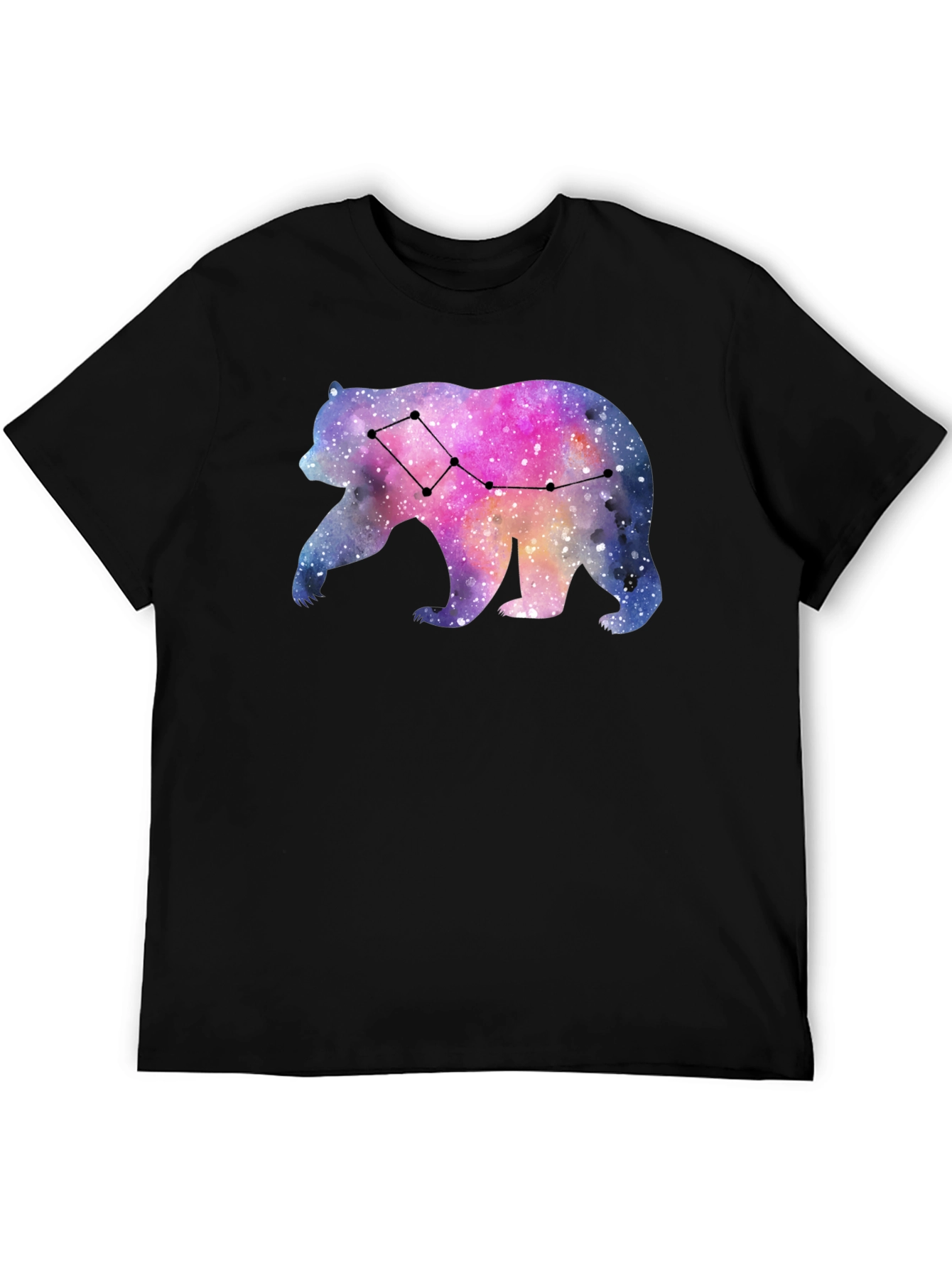 Galaxy Bear Constellation Graphic T-Shirt