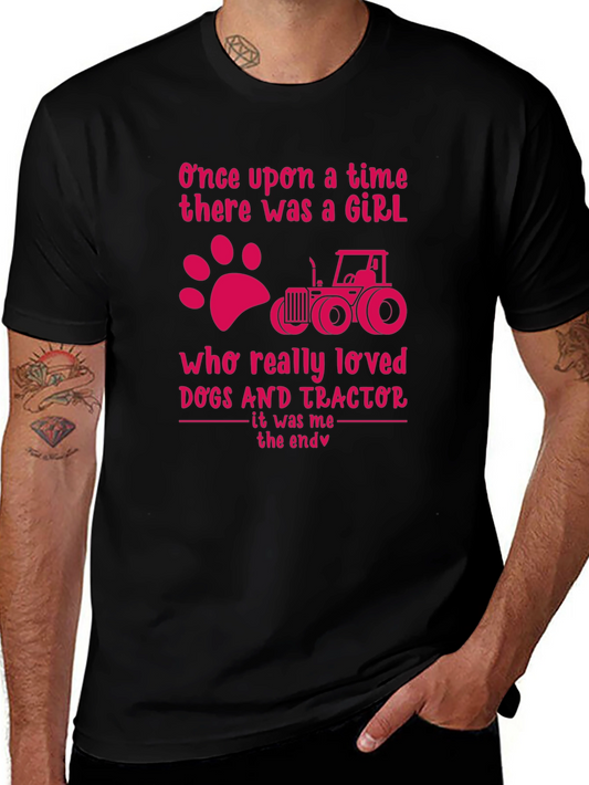 Girl Dogs & Tractors T-Shirt