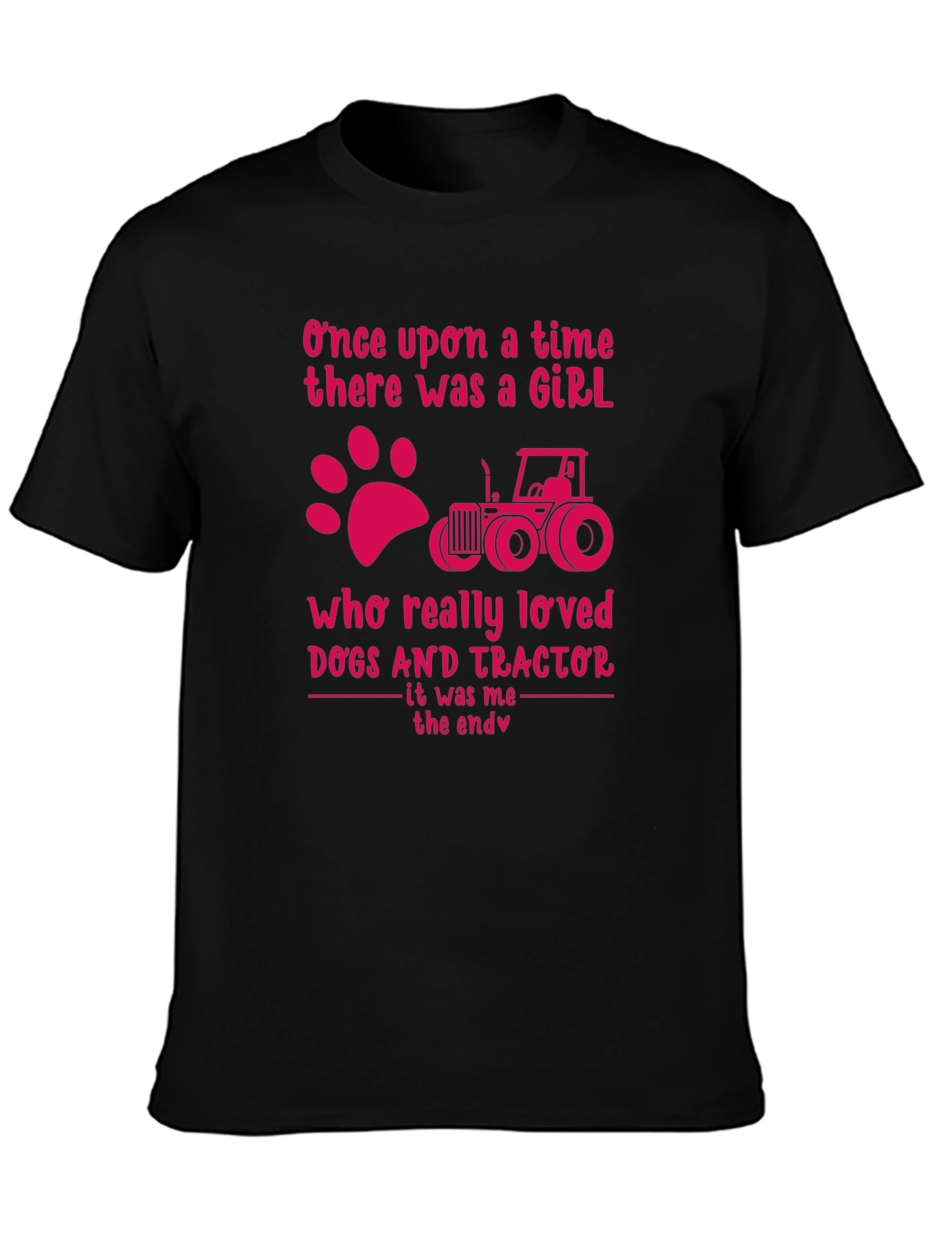 Girl Dogs & Tractors T-Shirt