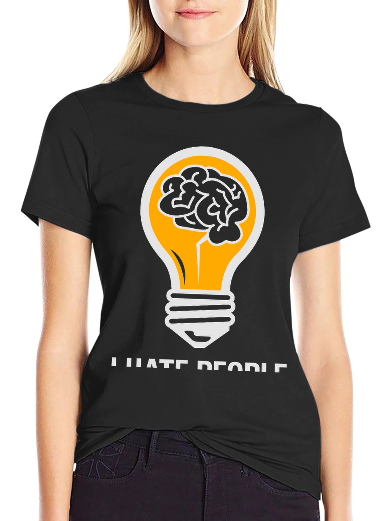 I Hate People Brainy Idea T-Shirt