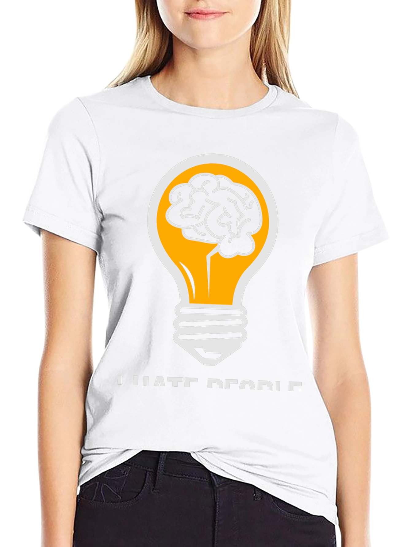 I Hate People Brainy Idea T-Shirt