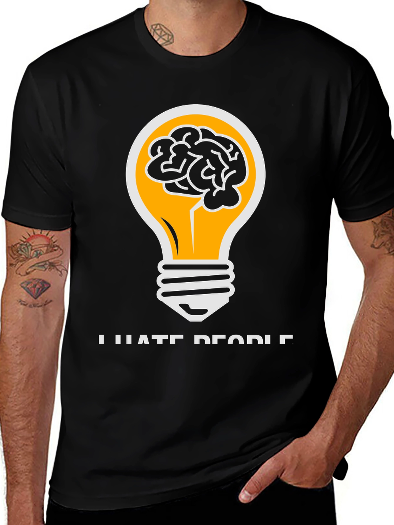 I Hate People Brainy Idea T-Shirt