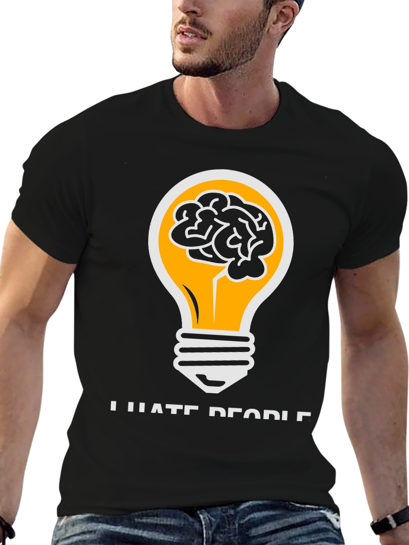 I Hate People Brainy Idea T-Shirt