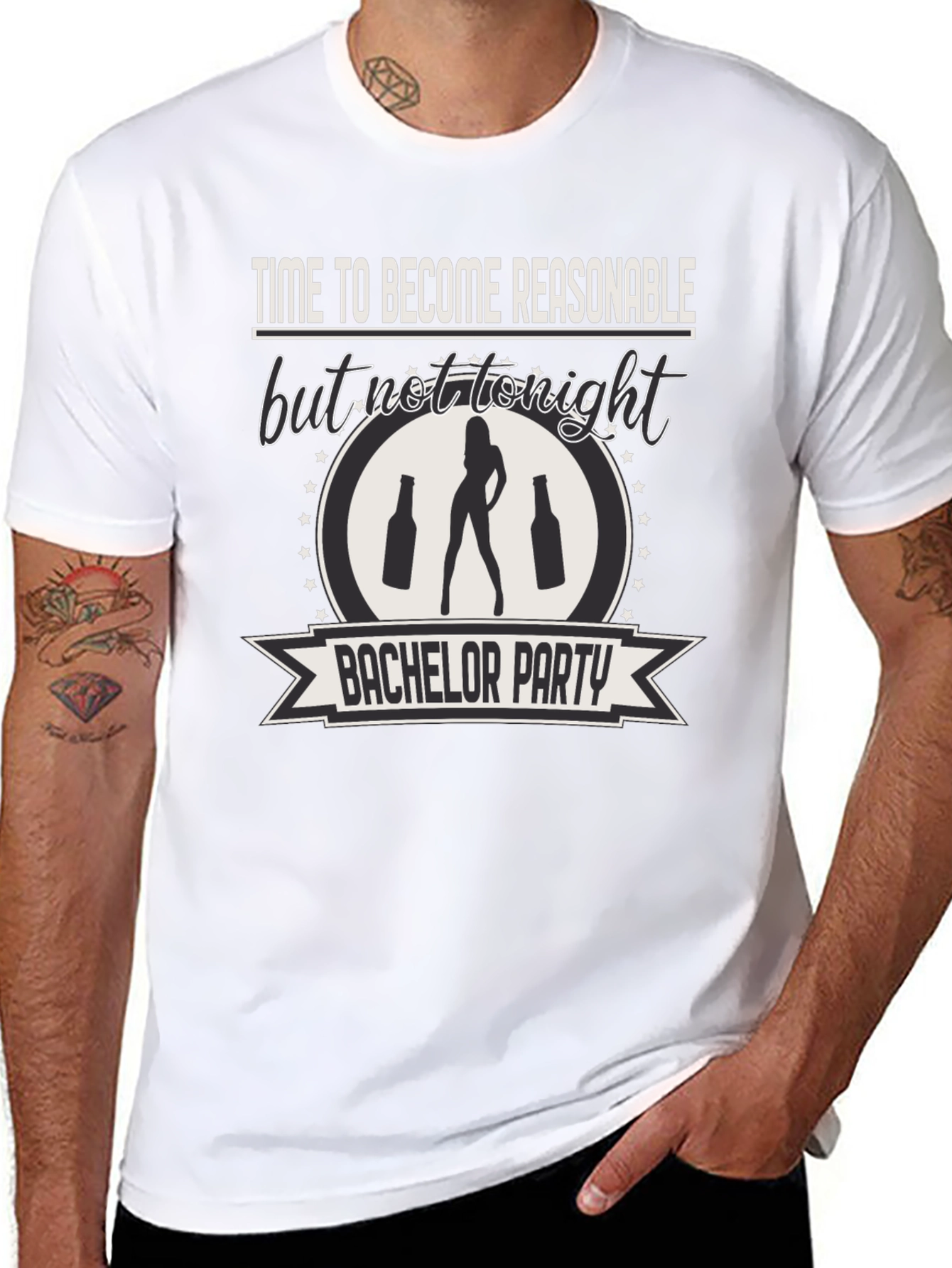 Bachelor Party Tee: Time to Become Unreasonable!