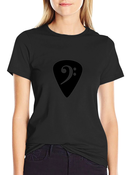 Bass Clef Guitar Pick T-Shirt