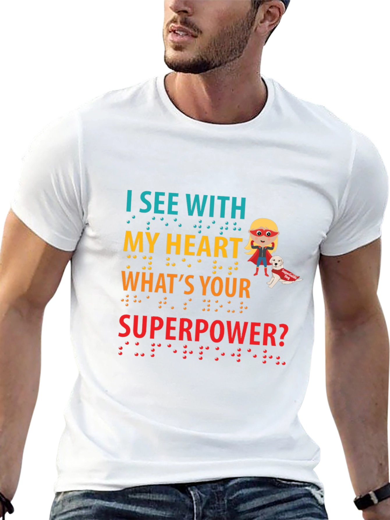 I See With My Heart Superpower T-Shirt