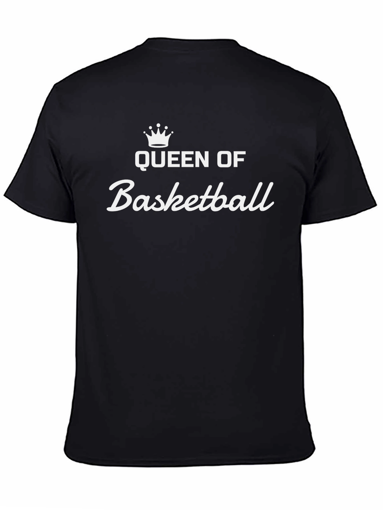 Queen of Basketball Graphic Tee - Black