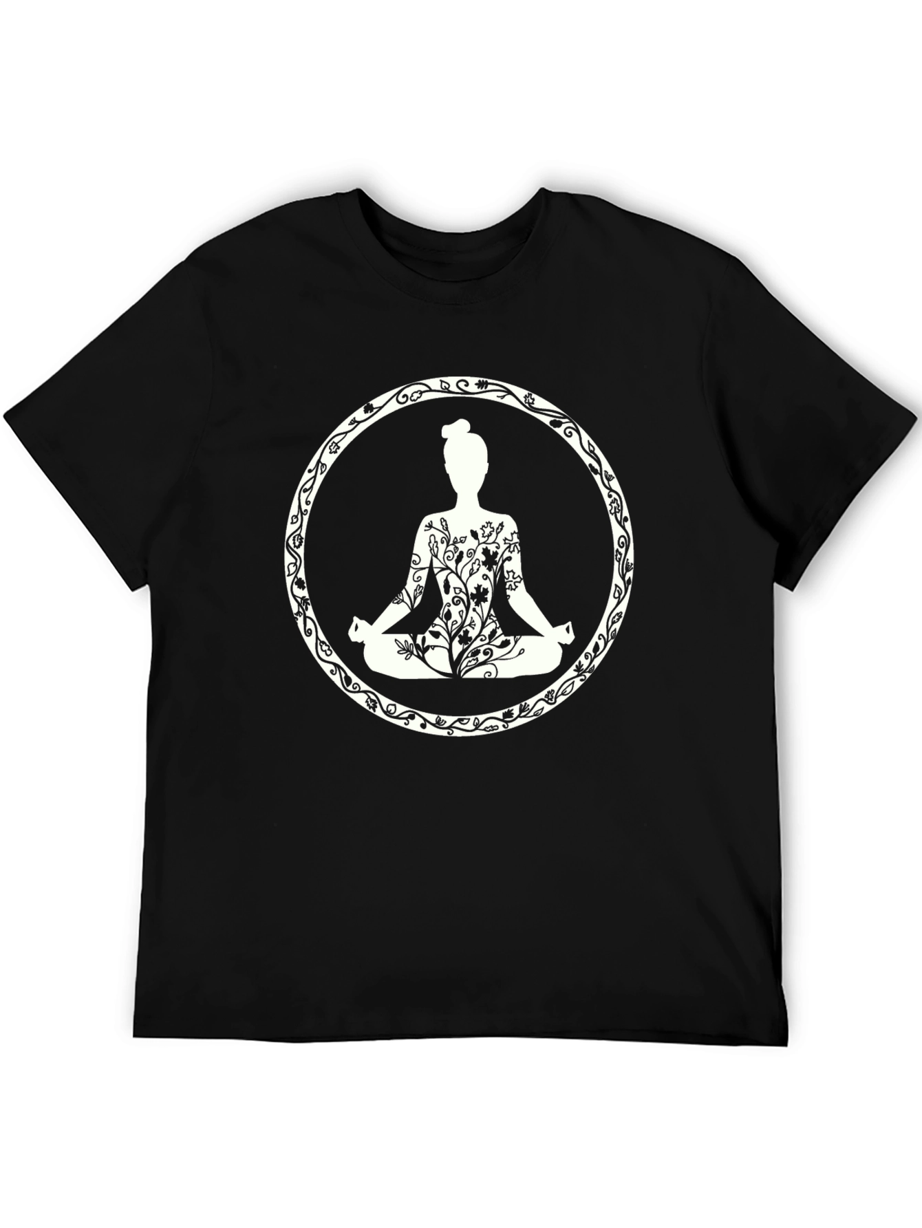 Yoga Meditation Tee - Black