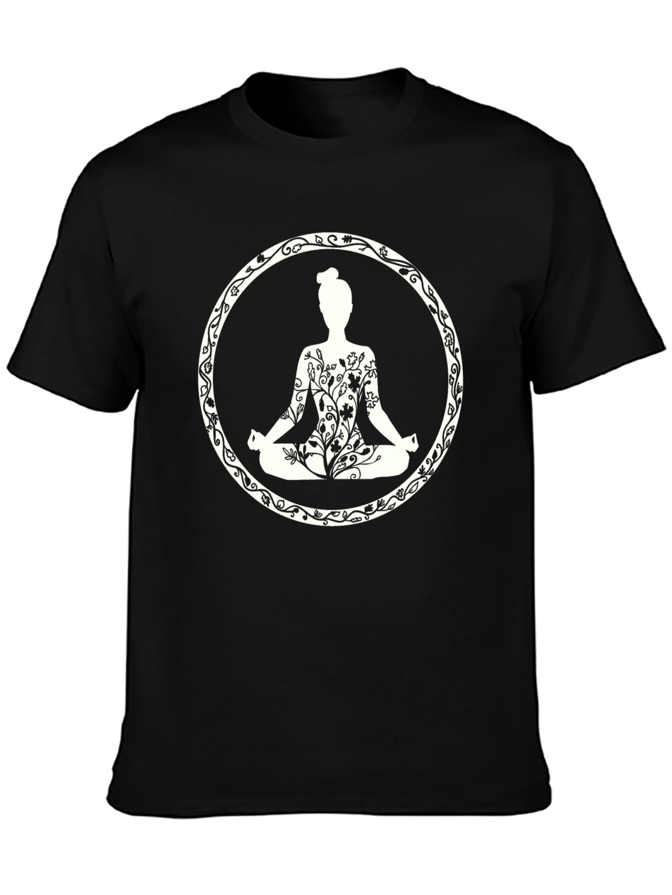 Yoga Meditation Tee - Black