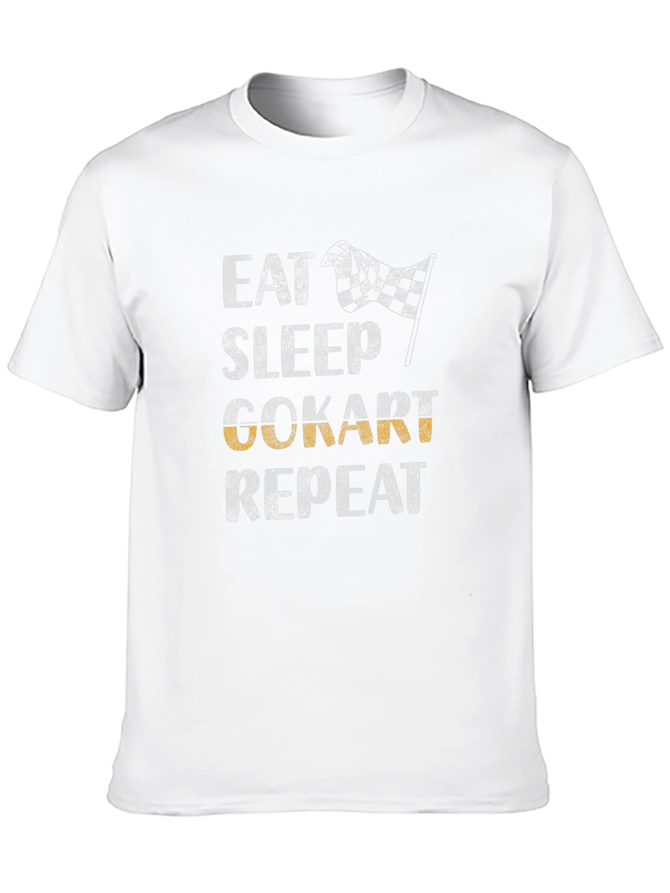 Eat Sleep Go-Kart Repeat Graphic Tee
