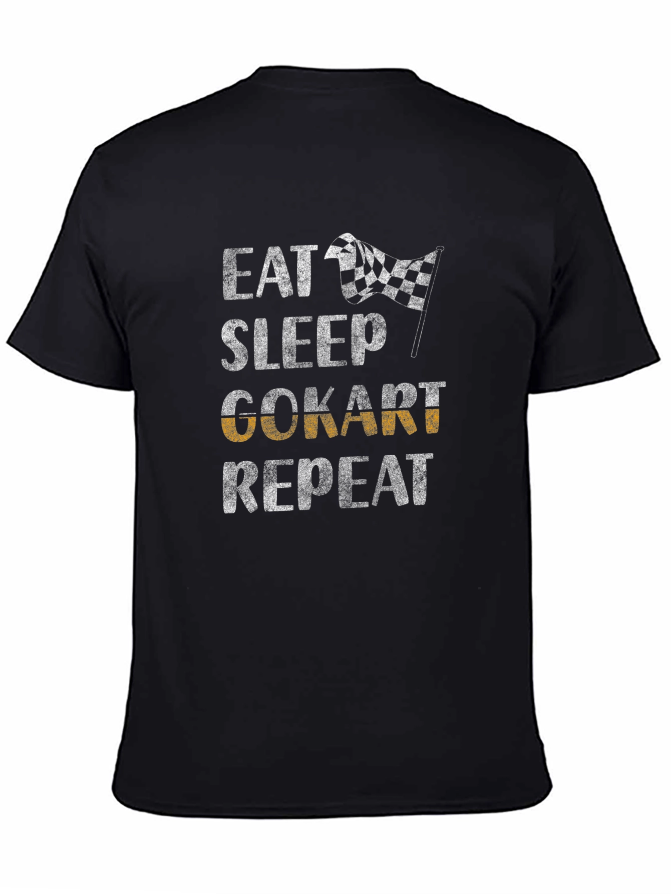 Eat Sleep Go-Kart Repeat Graphic Tee