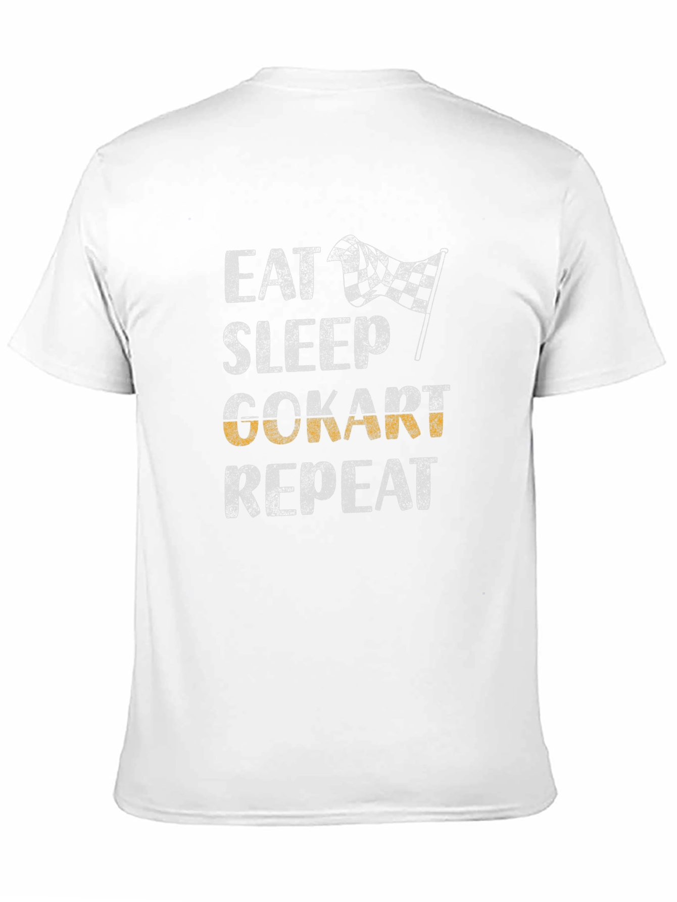 Eat Sleep Go-Kart Repeat Graphic Tee