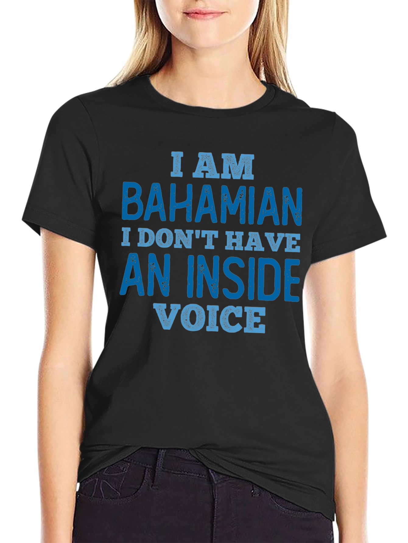 Bahamian No Inside Voice Graphic Tee