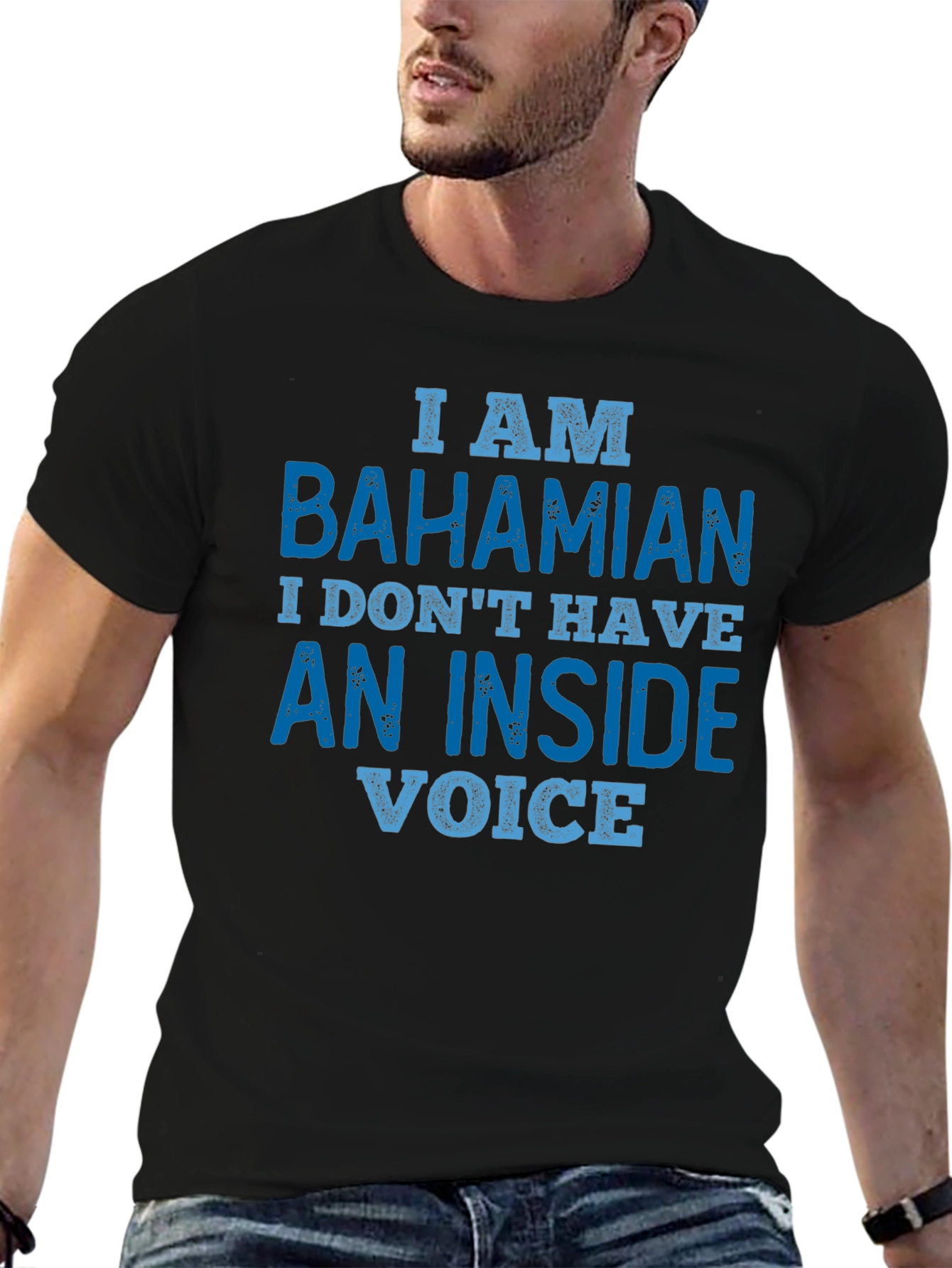 Bahamian No Inside Voice Graphic Tee
