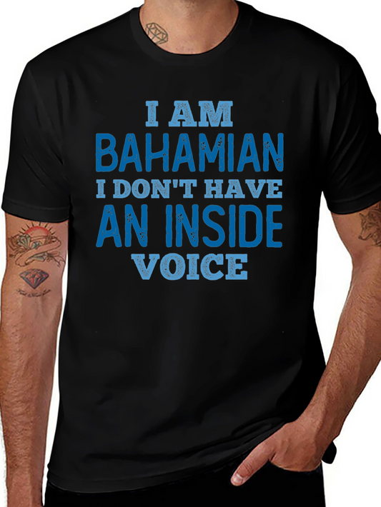 Bahamian No Inside Voice Graphic Tee