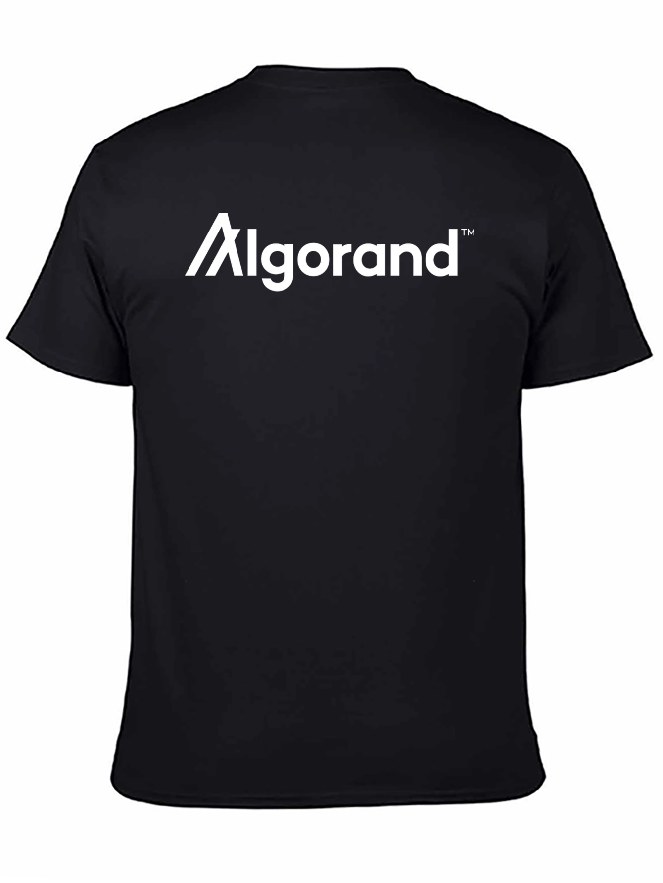 Algorand Black Cotton Blend Short-Sleeve T-Shirt