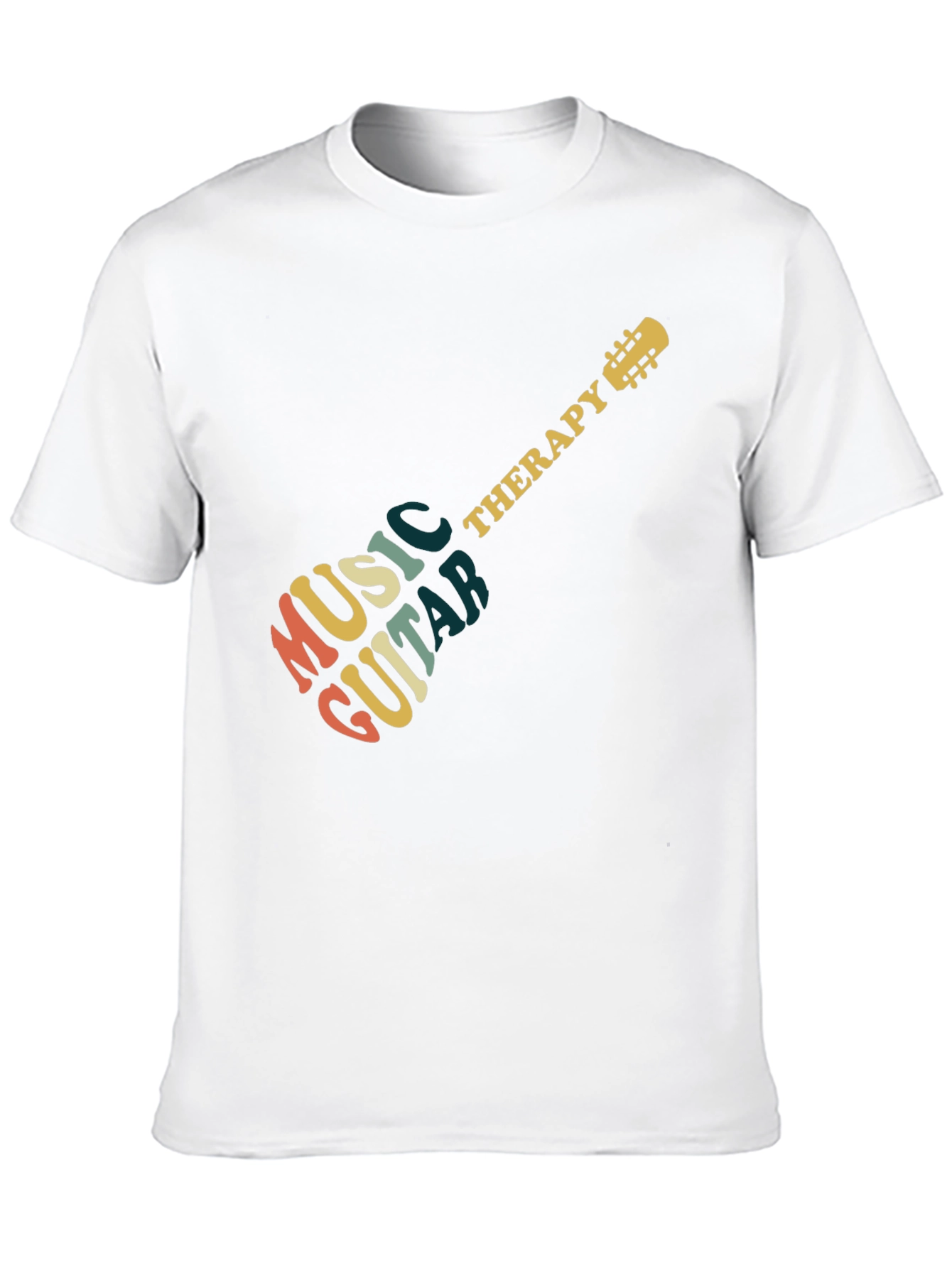 Music Guitar Therapy Graphic T-Shirt