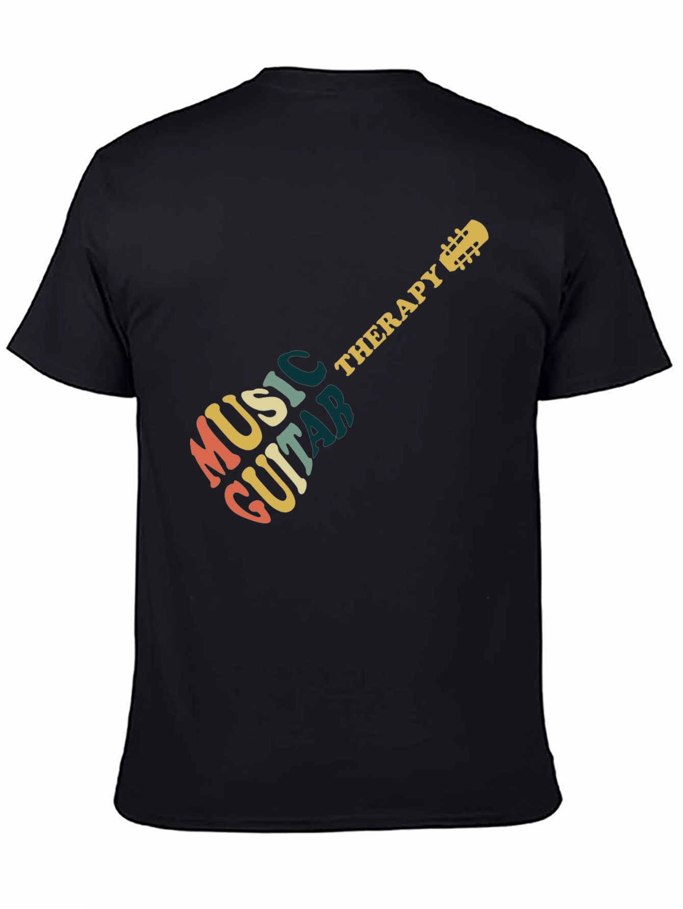 Music Guitar Therapy Graphic T-Shirt