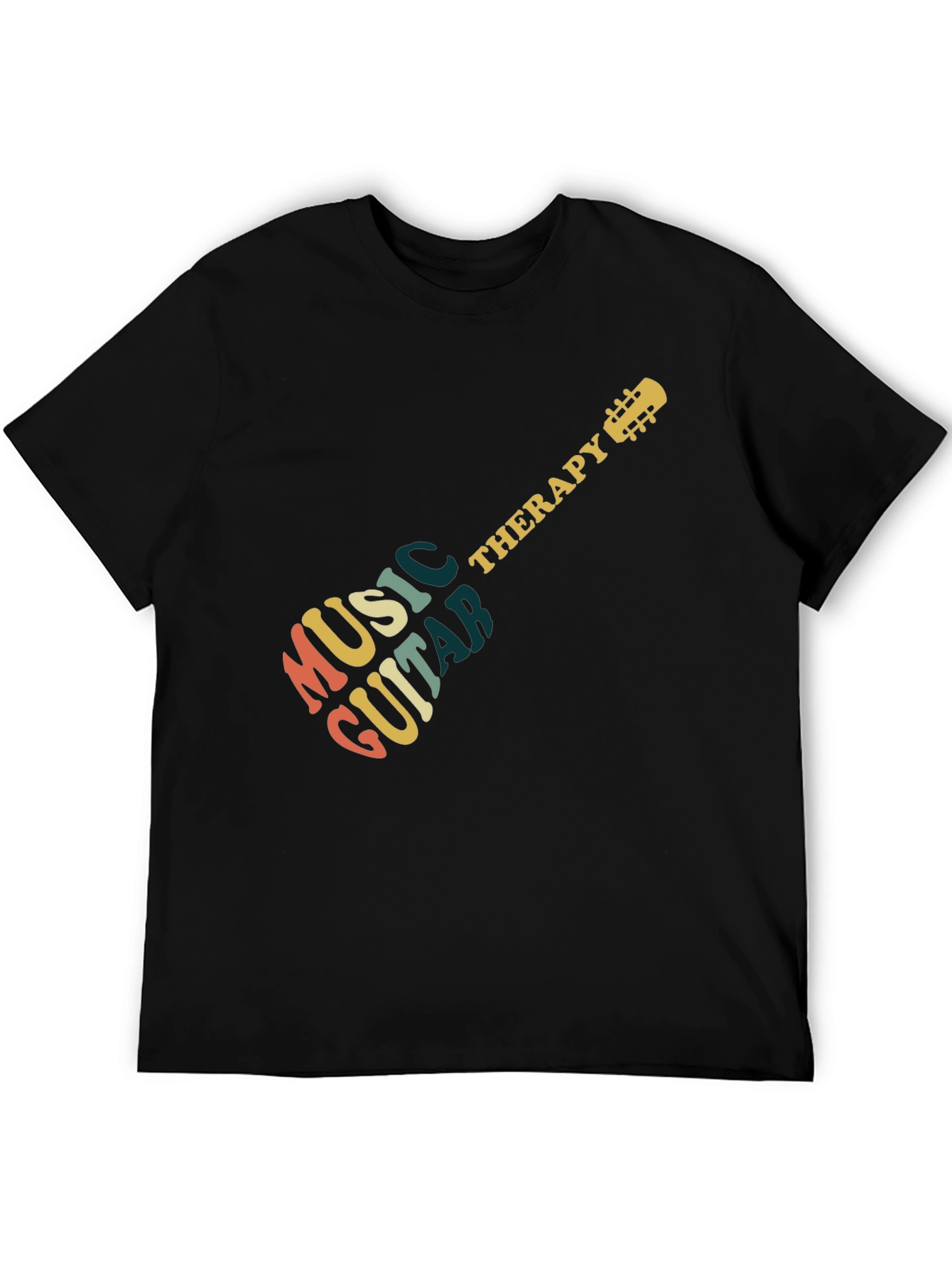 Music Guitar Therapy Graphic T-Shirt