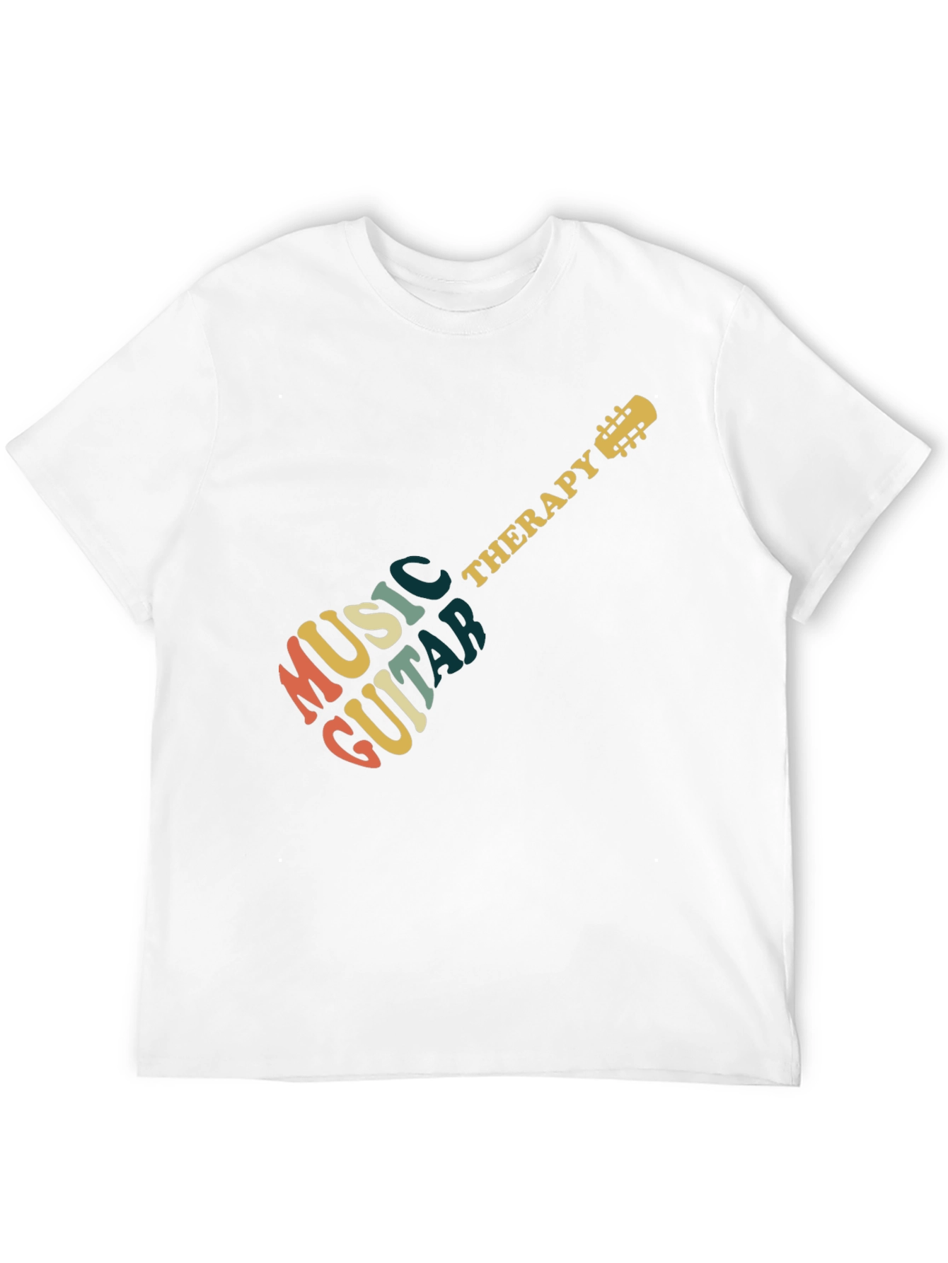 Music Guitar Therapy Graphic T-Shirt