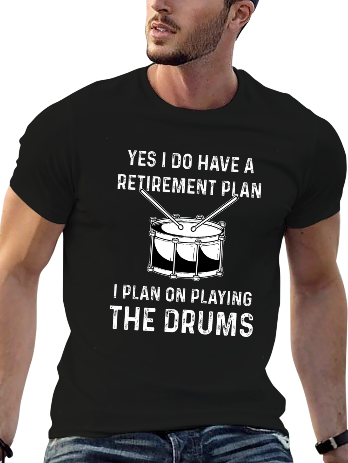 Funny Drummer Retirement Plan T-Shirt