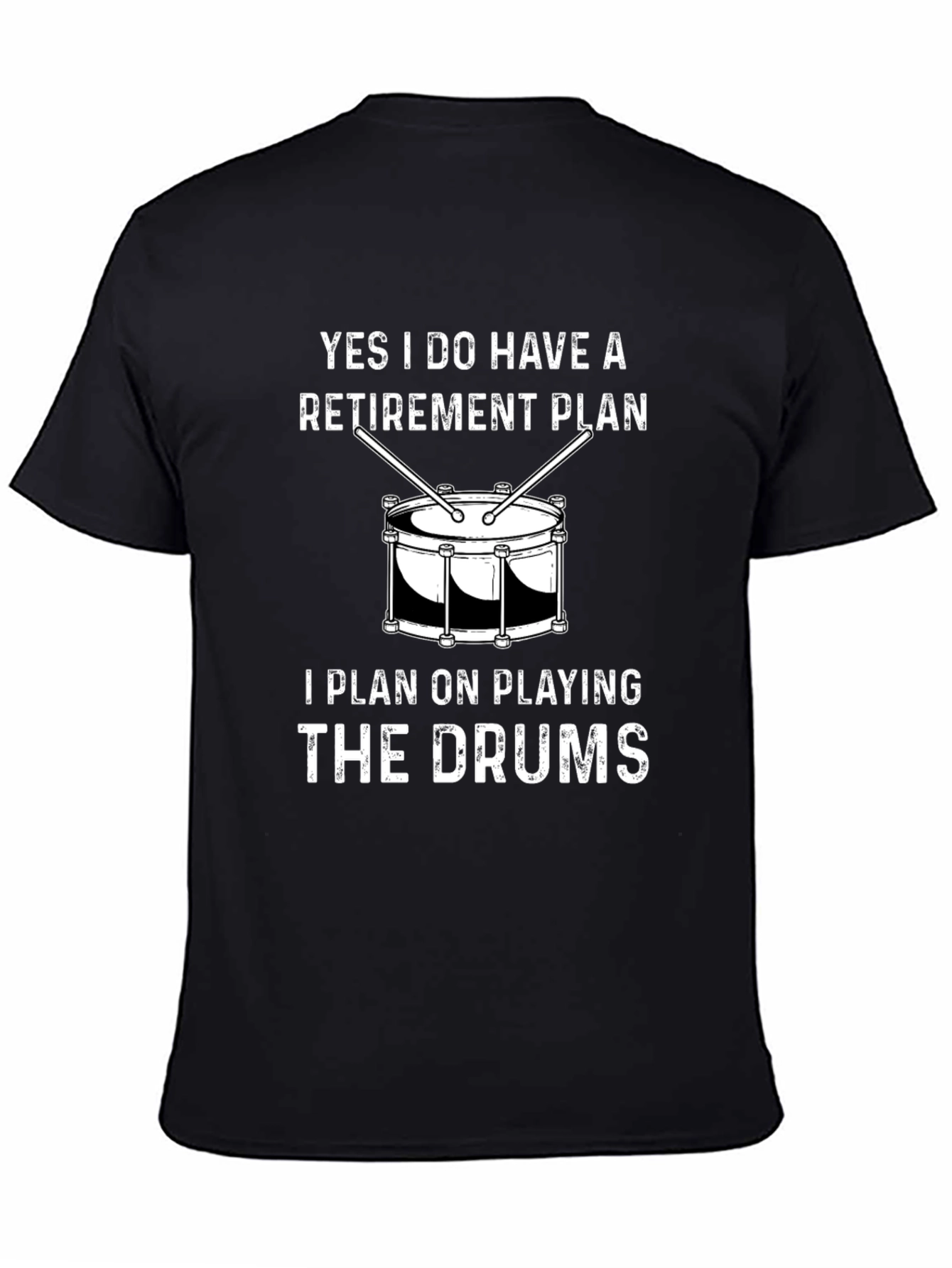 Funny Drummer Retirement Plan T-Shirt