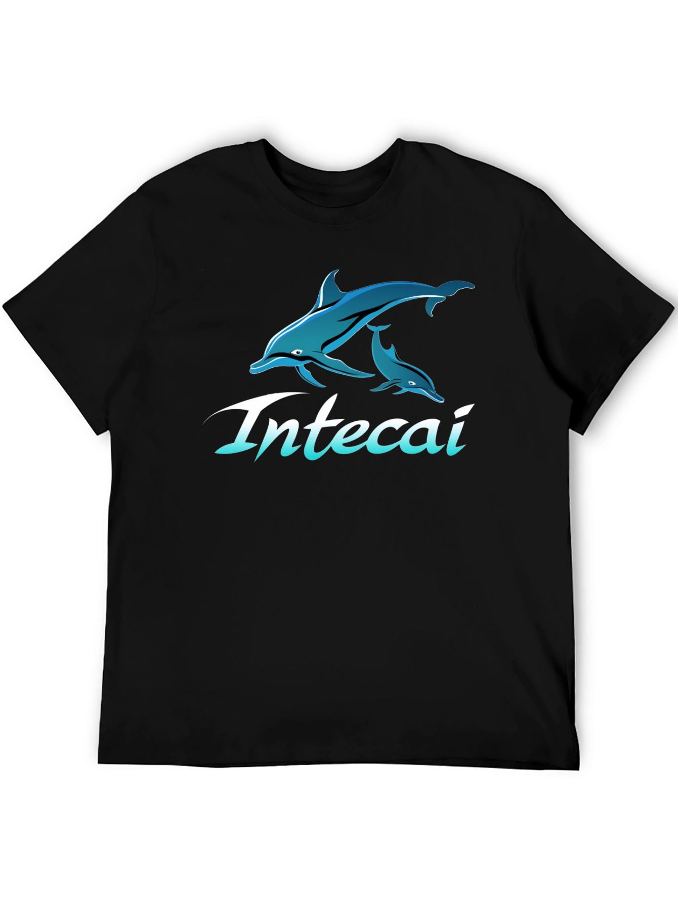 Inteccai Dolphin Graphic T-Shirt