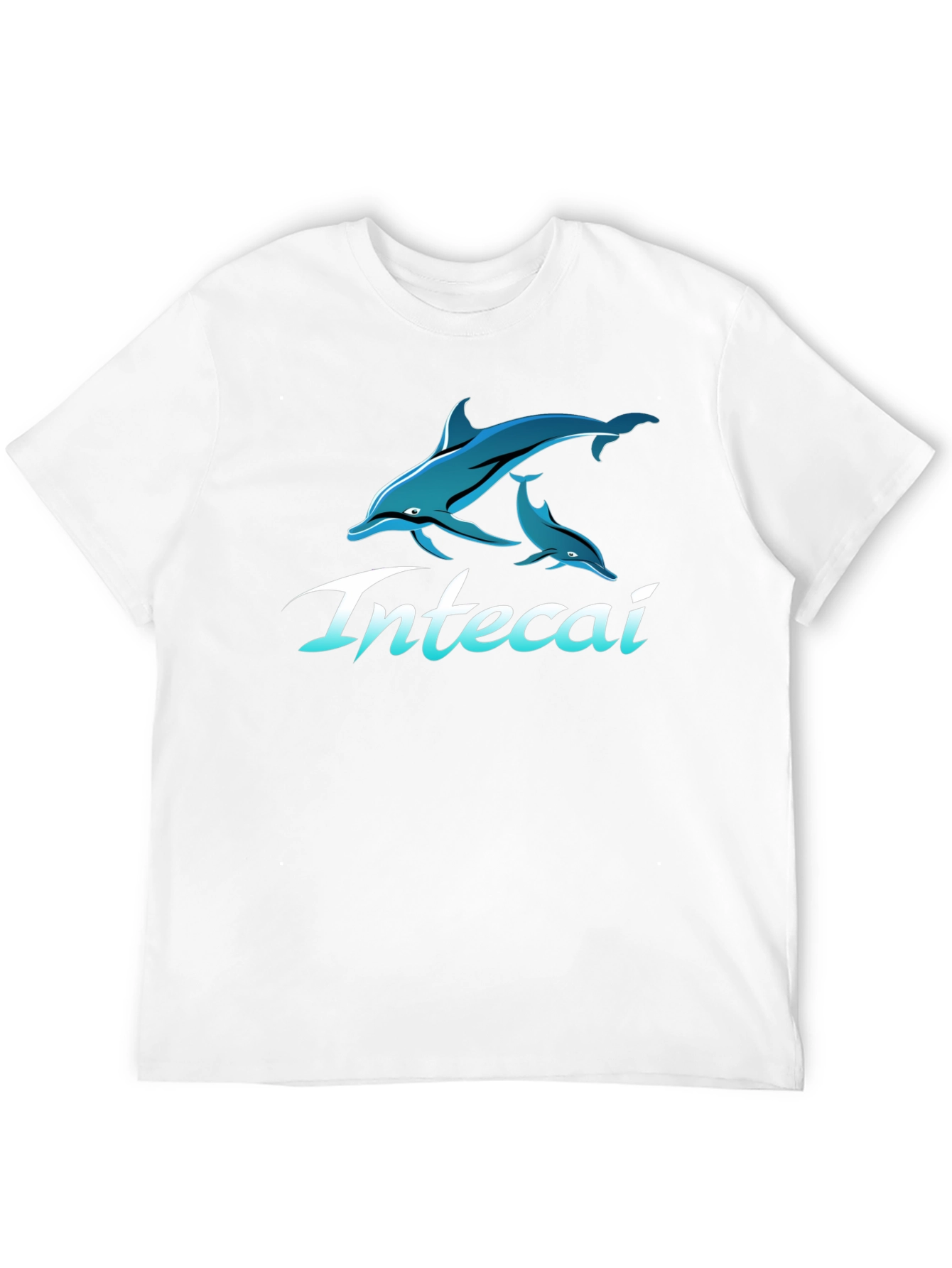 Inteccai Dolphin Graphic T-Shirt