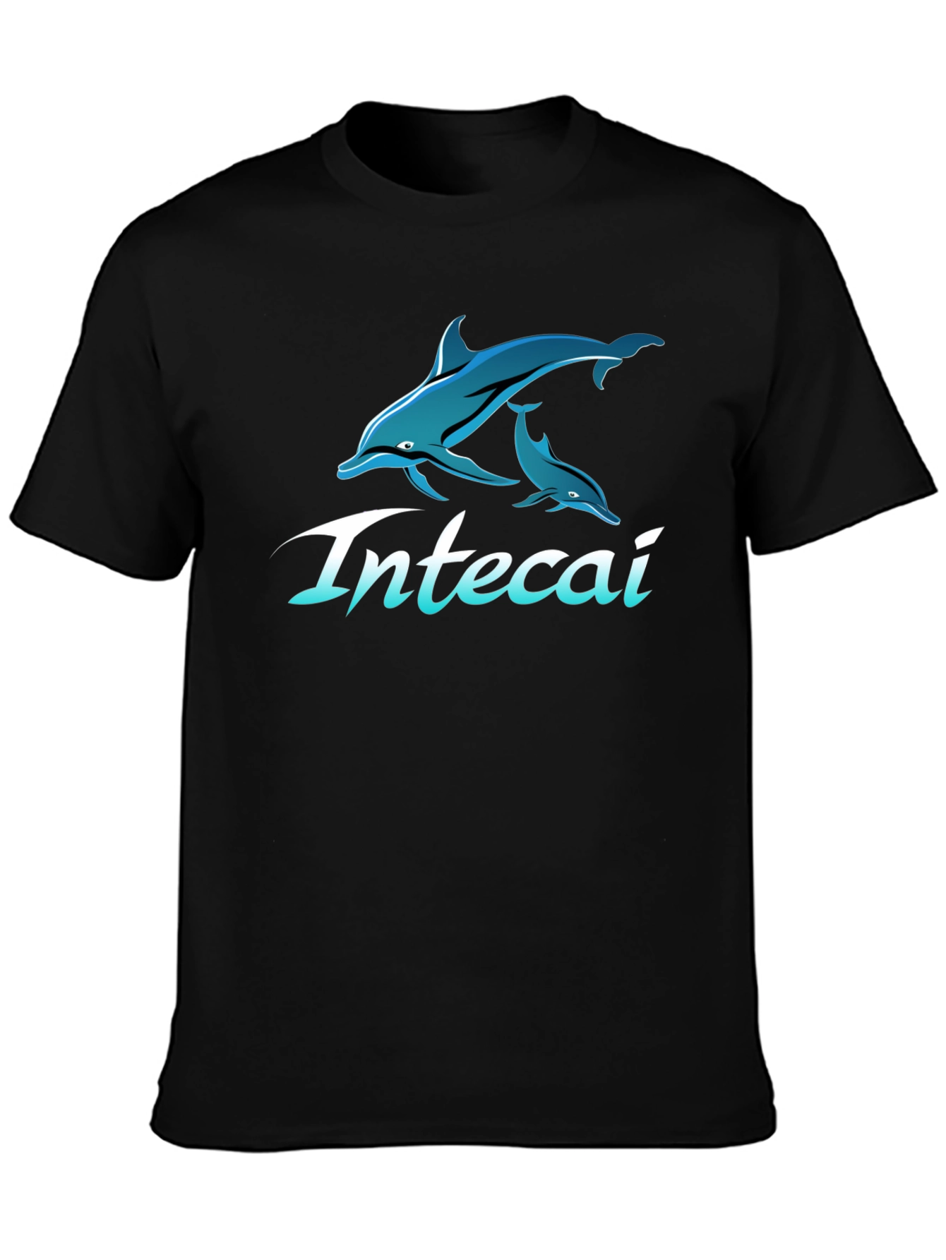 Inteccai Dolphin Graphic T-Shirt