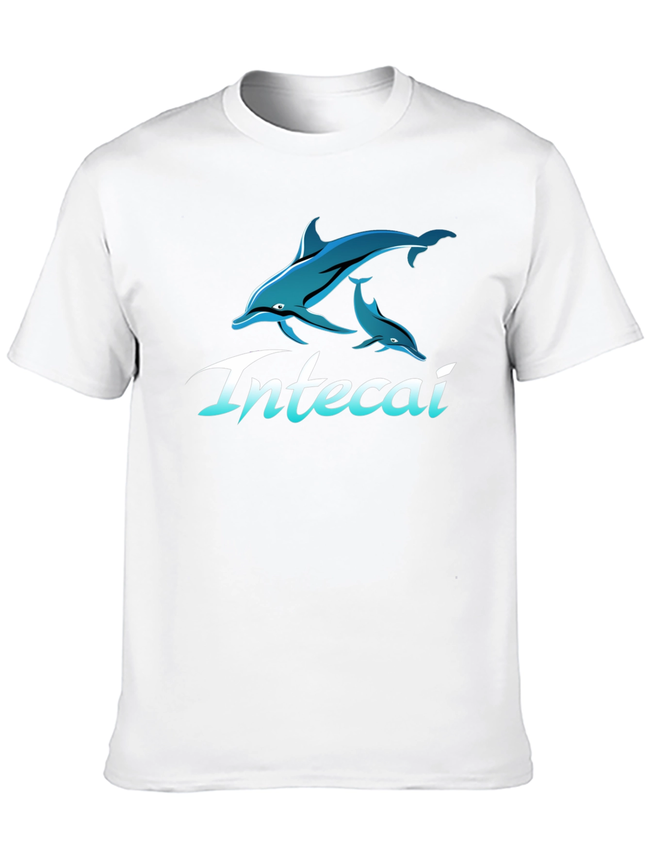 Inteccai Dolphin Graphic T-Shirt