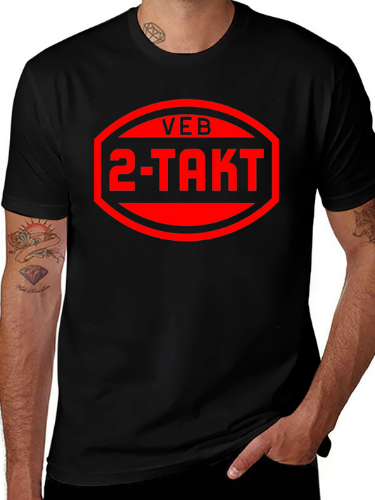 VEB 2-TAKT Black Graphic Tee