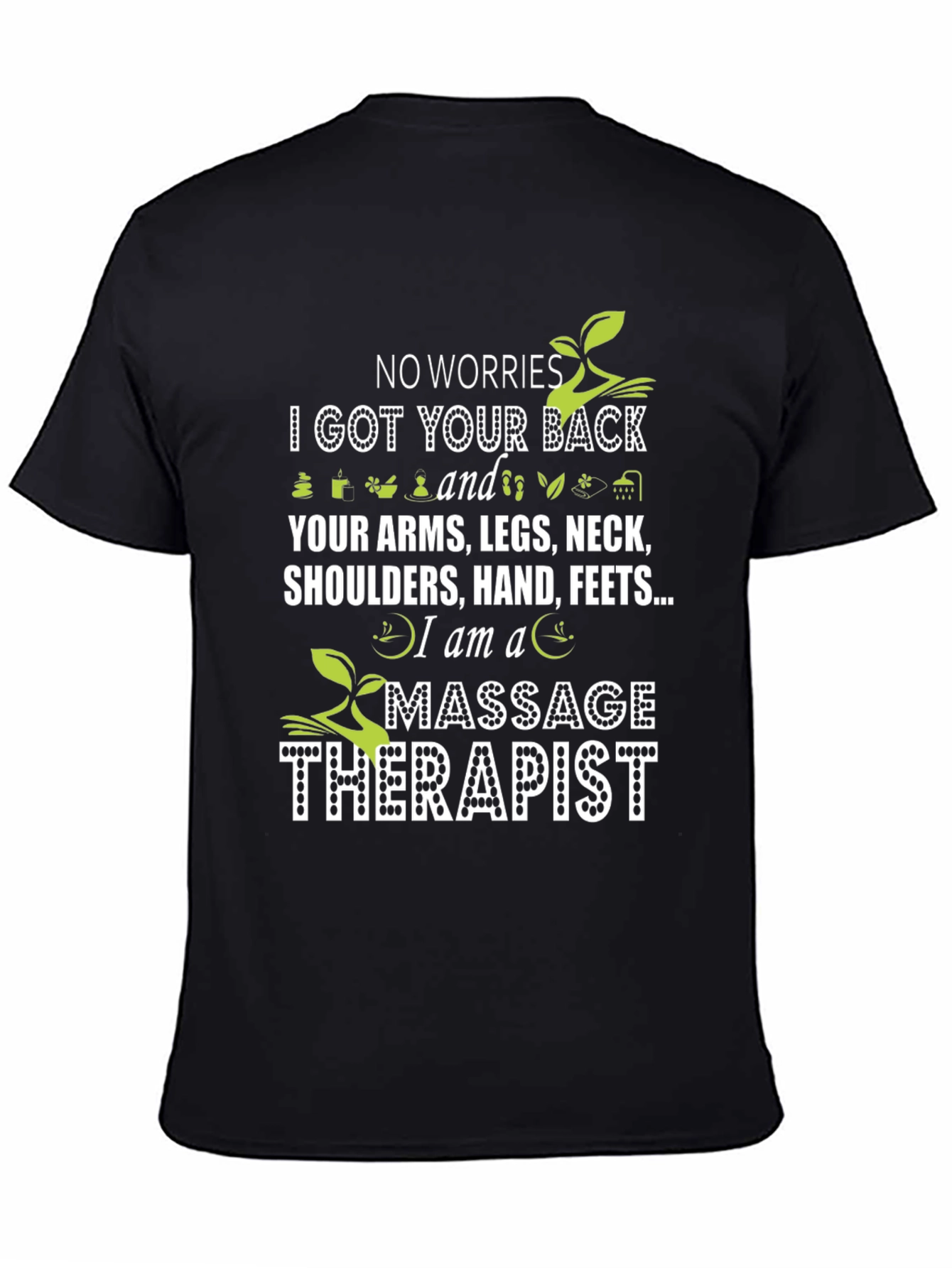 Massage Therapist Black T-Shirt