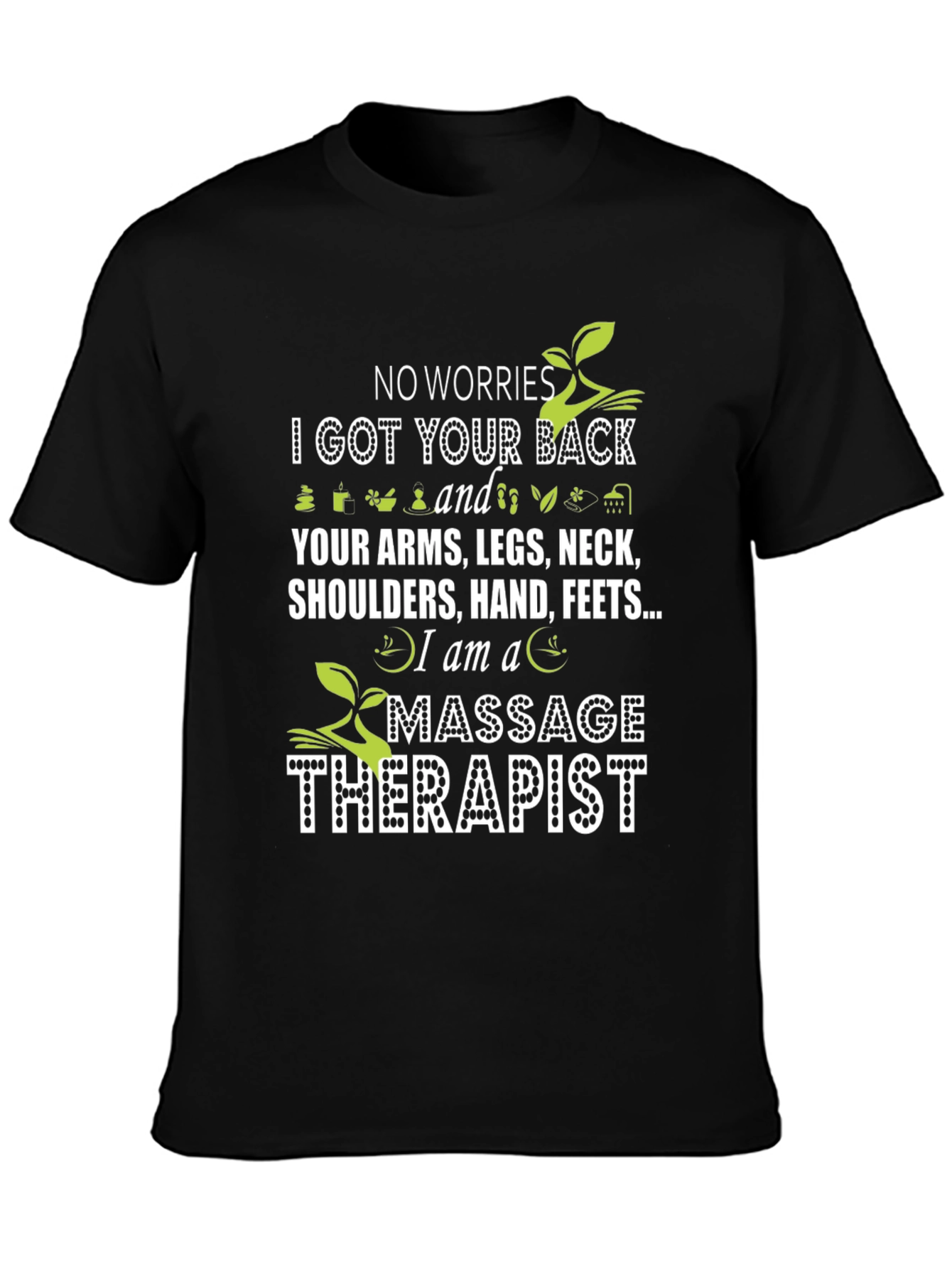 Massage Therapist Black T-Shirt