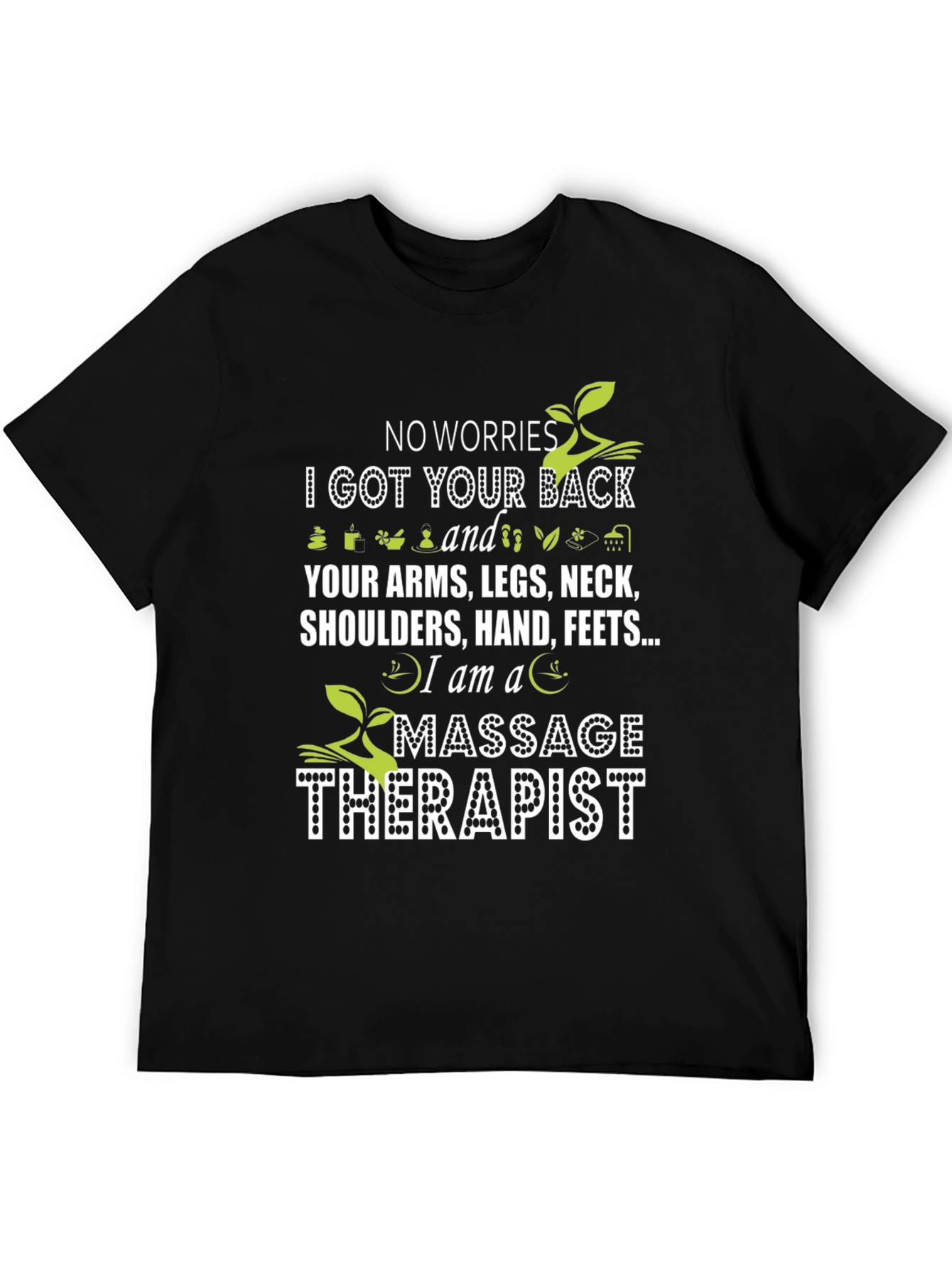 Massage Therapist Black T-Shirt