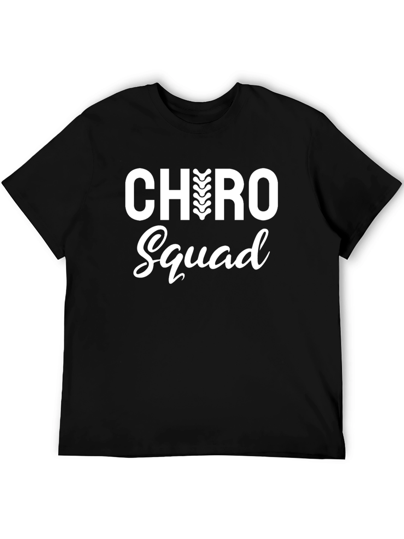 Chiro Squad Graphic Tee - Black Cotton T-Shirt