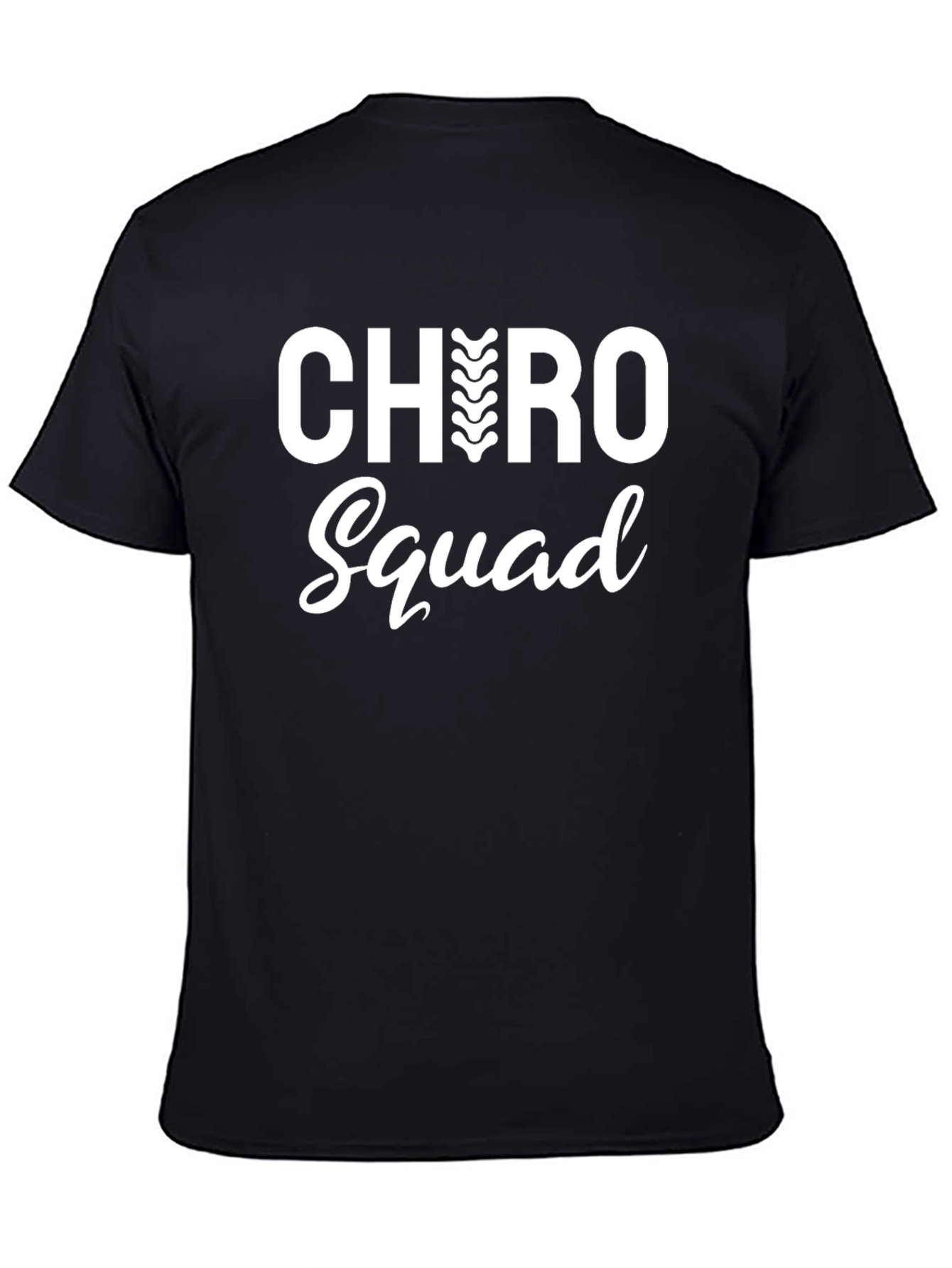 Chiro Squad Graphic Tee - Black Cotton T-Shirt