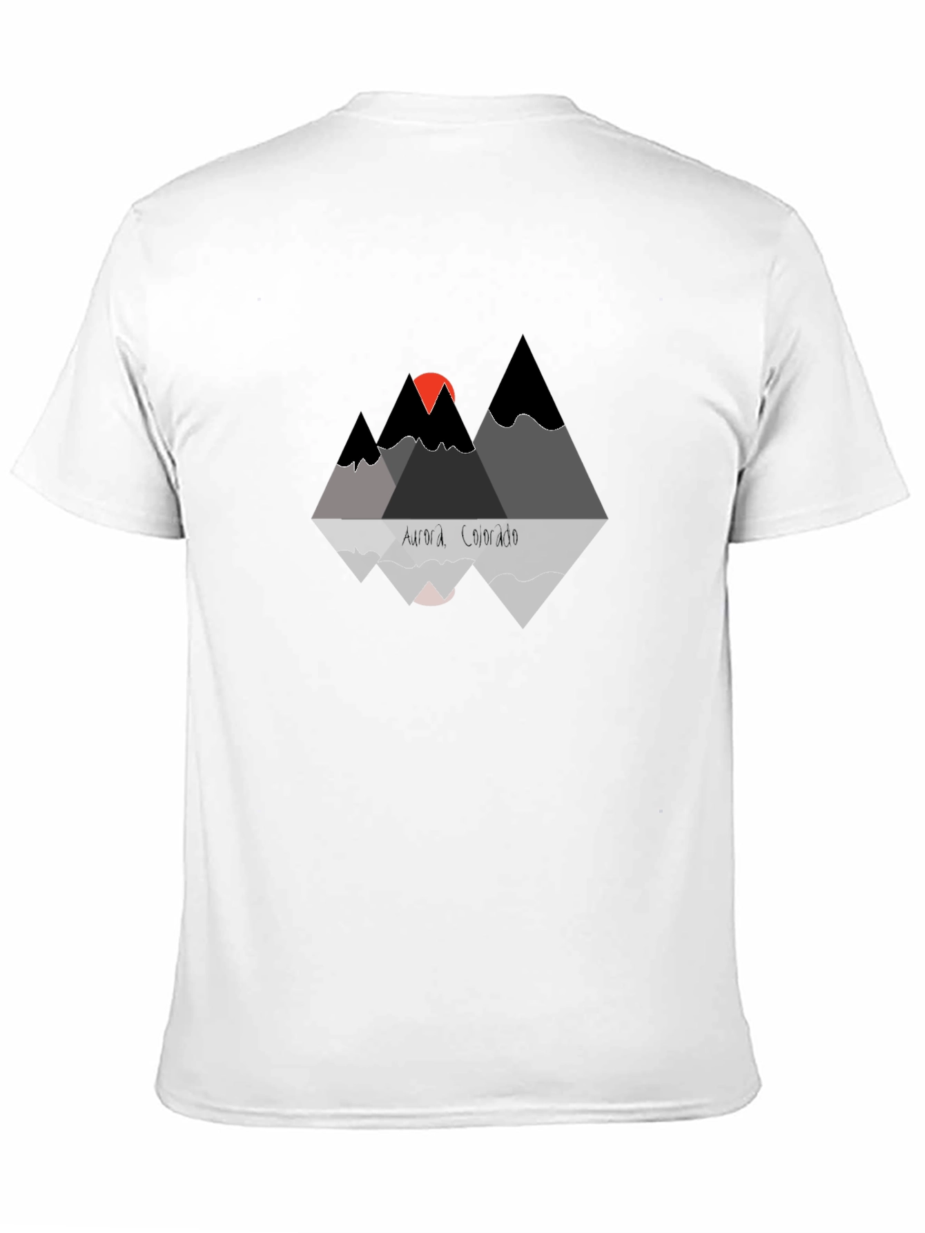 Mountain Sunset Graphic T-Shirt - Black
