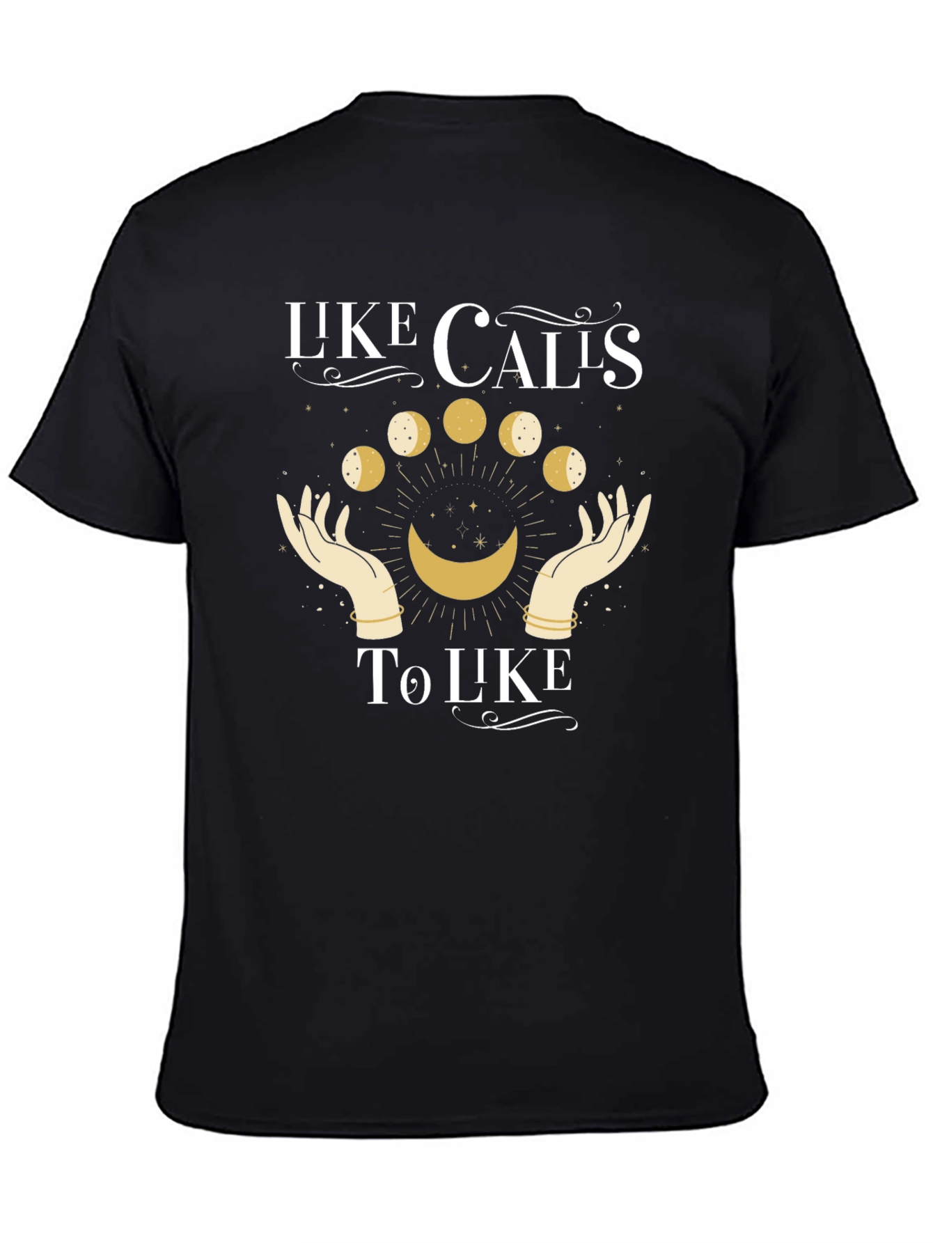 Like Calls To Like Graphic Tee - Black
