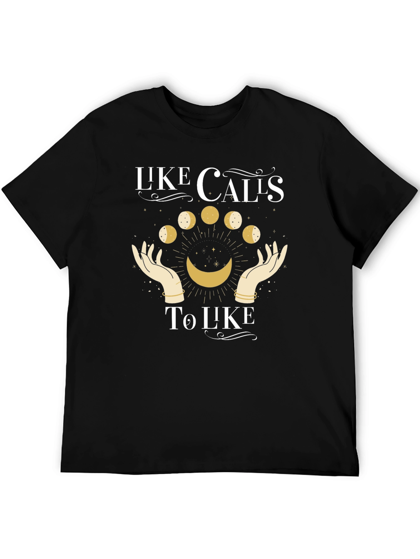 Like Calls To Like Graphic Tee - Black