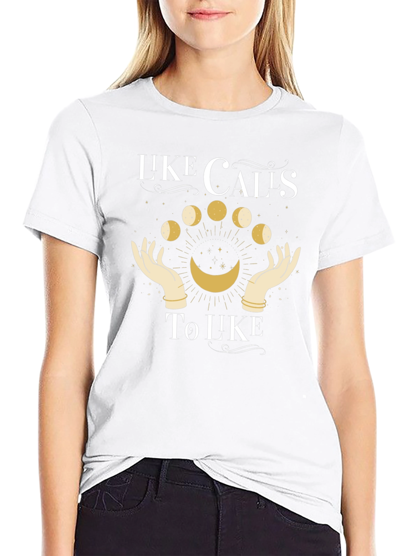 Like Calls To Like Graphic Tee - Black