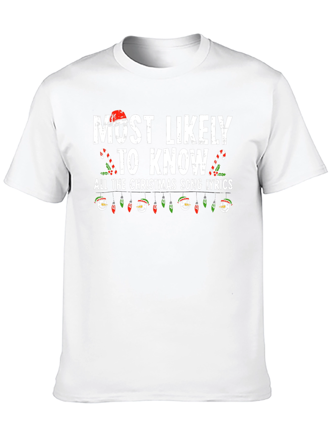 Christmas Song Lyrics T-Shirt