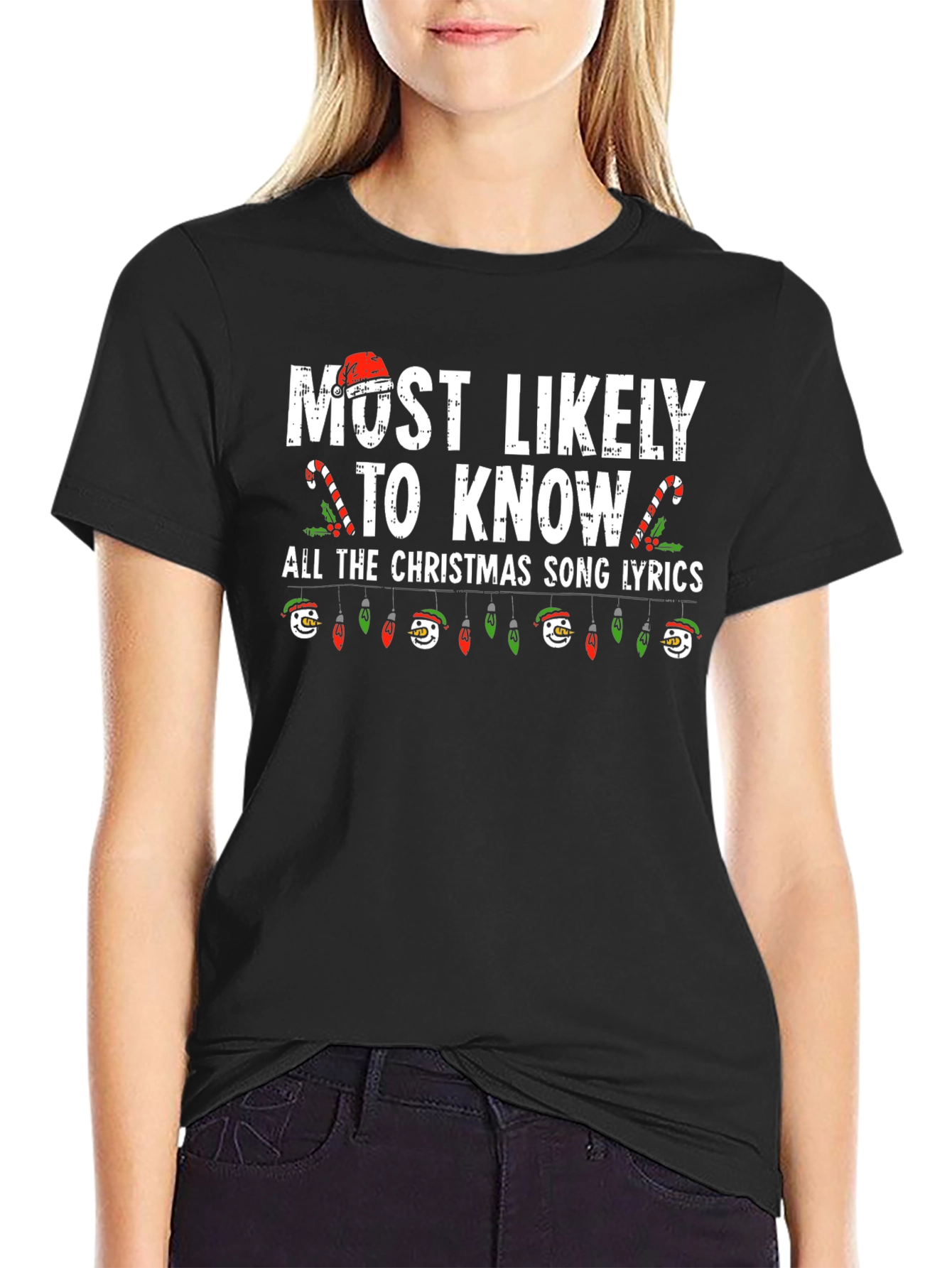 Christmas Song Lyrics T-Shirt