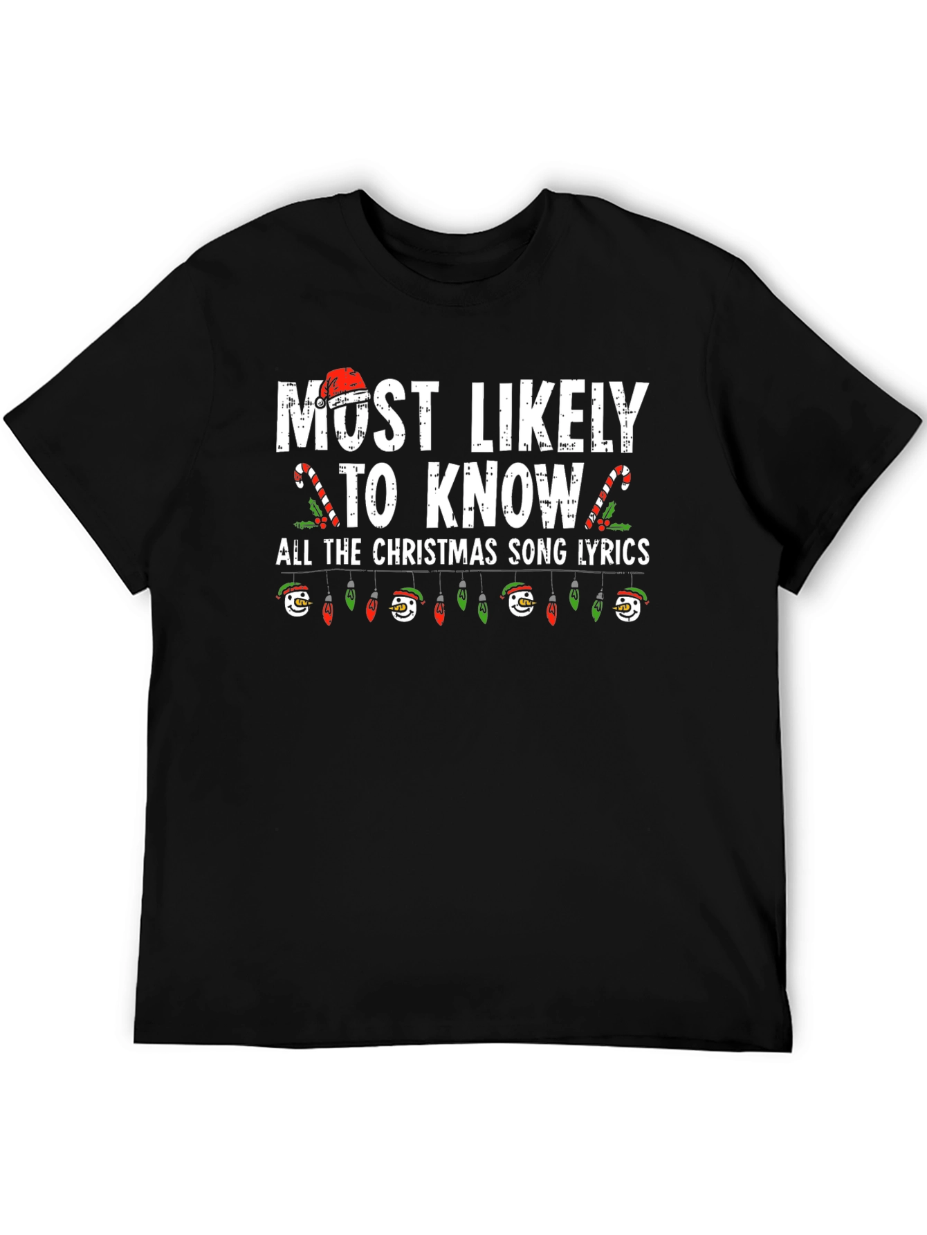 Christmas Song Lyrics T-Shirt