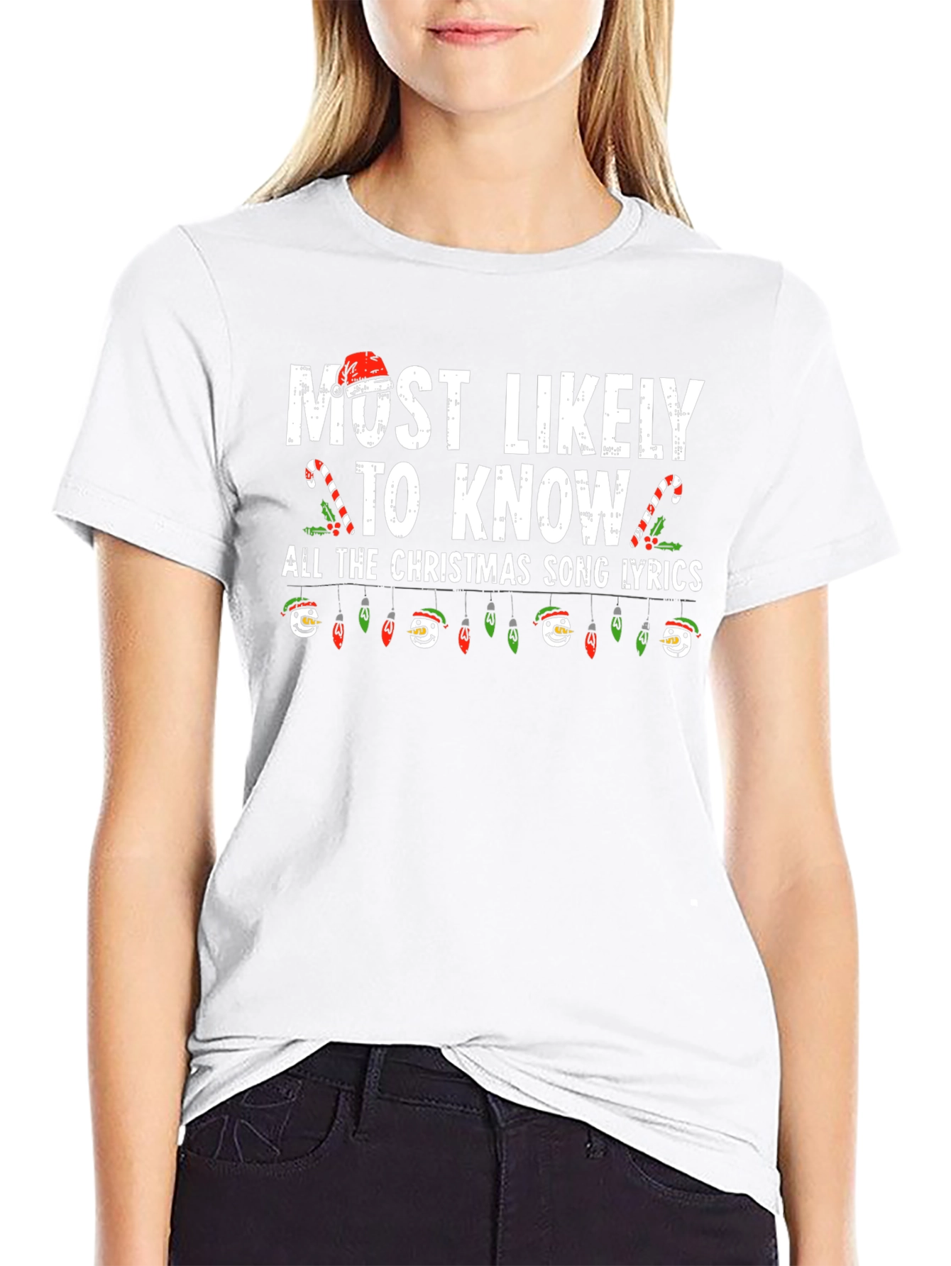 Christmas Song Lyrics T-Shirt